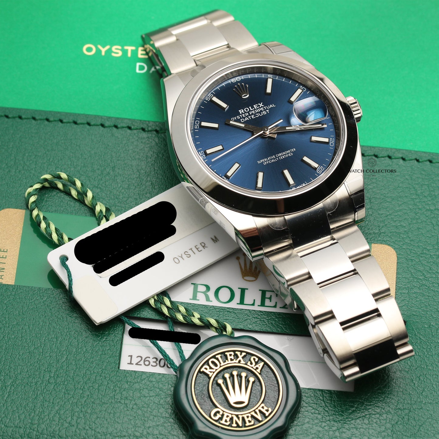 Unworn Rolex DateJust 41 126300 Blue Dial Stainless Steel