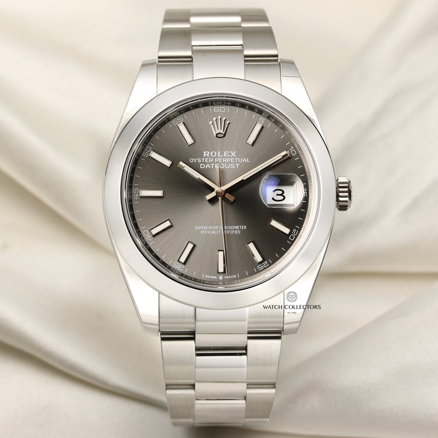 Unworn Rolex DateJust 41 126300 Rhodium Dial Stainless Steel