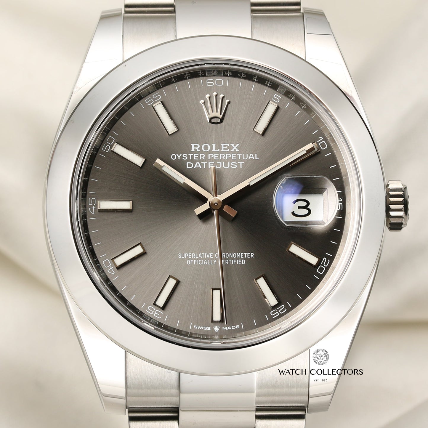 Unworn Rolex DateJust 41 126300 Rhodium Dial Stainless Steel