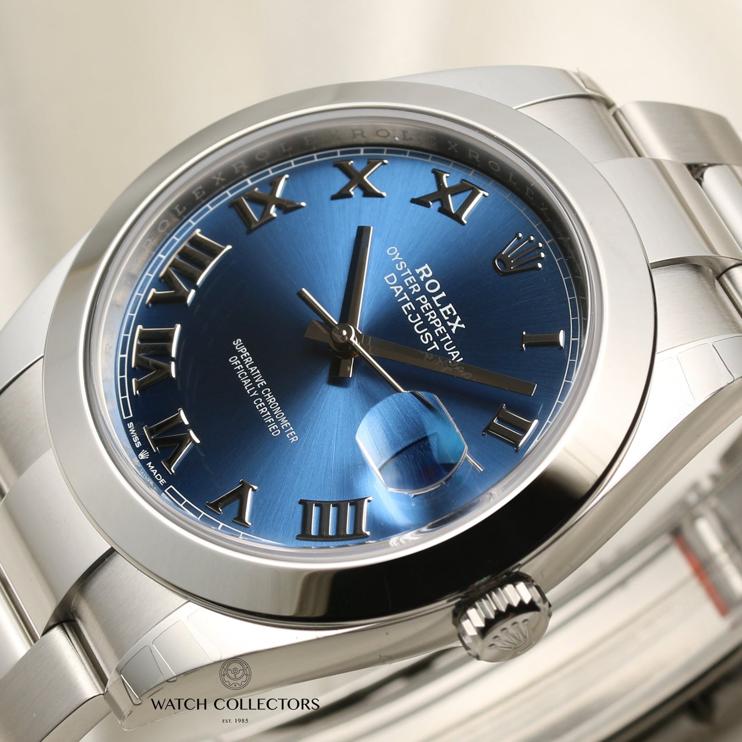 Unworn Rolex DateJust 41 126300 Blue Dial Stainless Steel