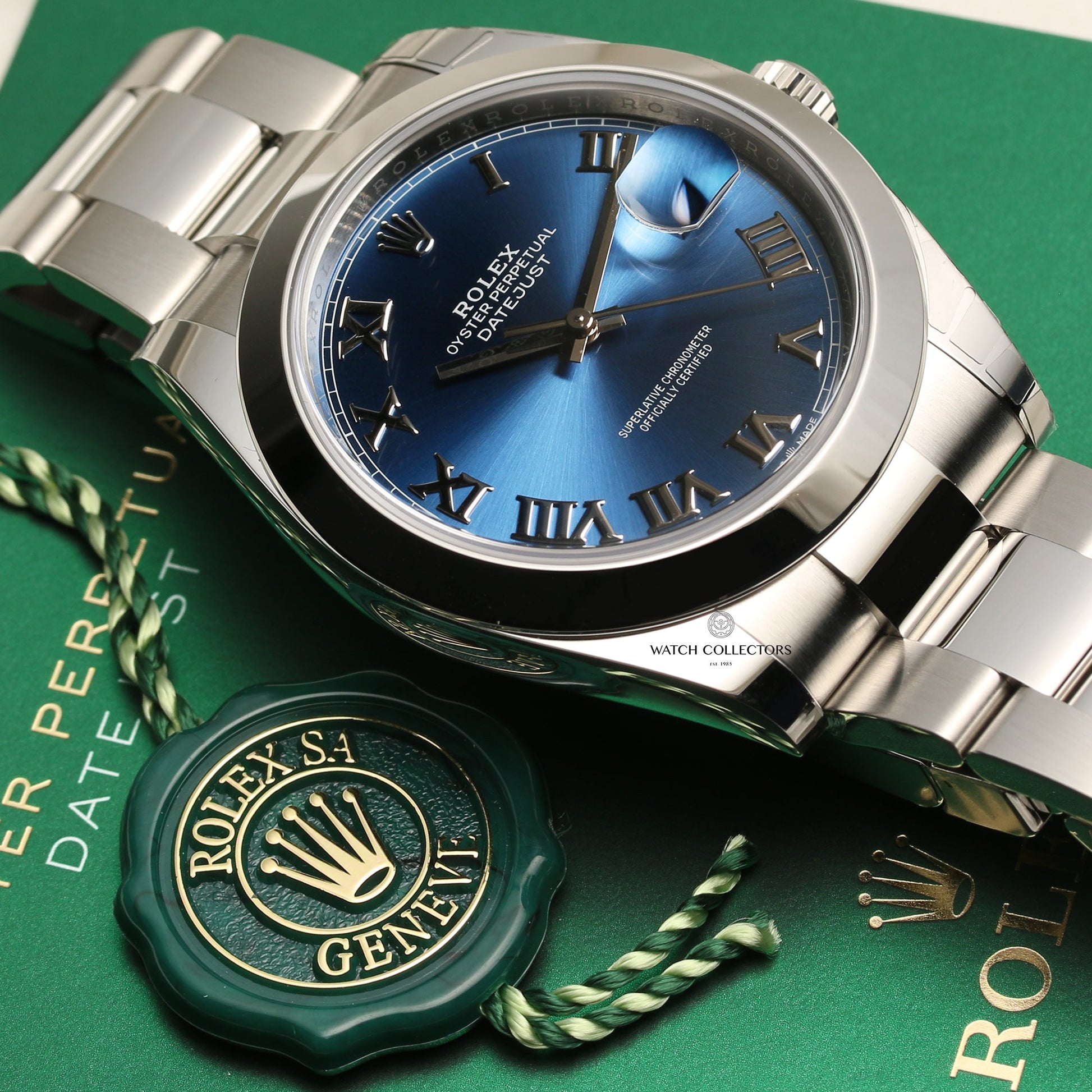 Unworn Rolex DateJust 41 126300 Blue Dial Stainless Steel