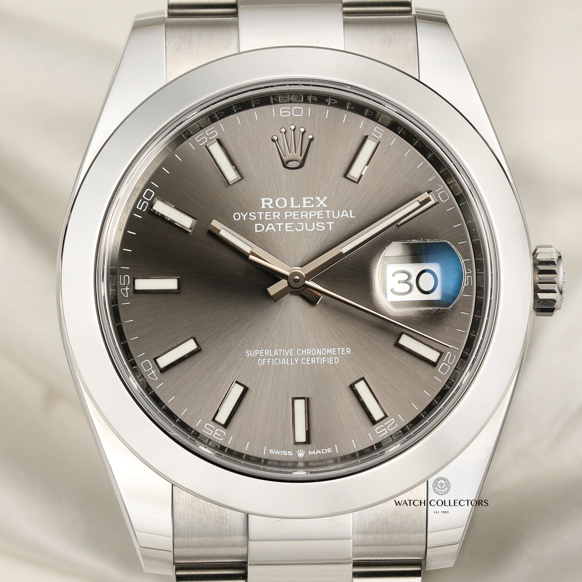 Unworn Rolex DateJust 41 126300 Rhodium Dial Stainless Steel