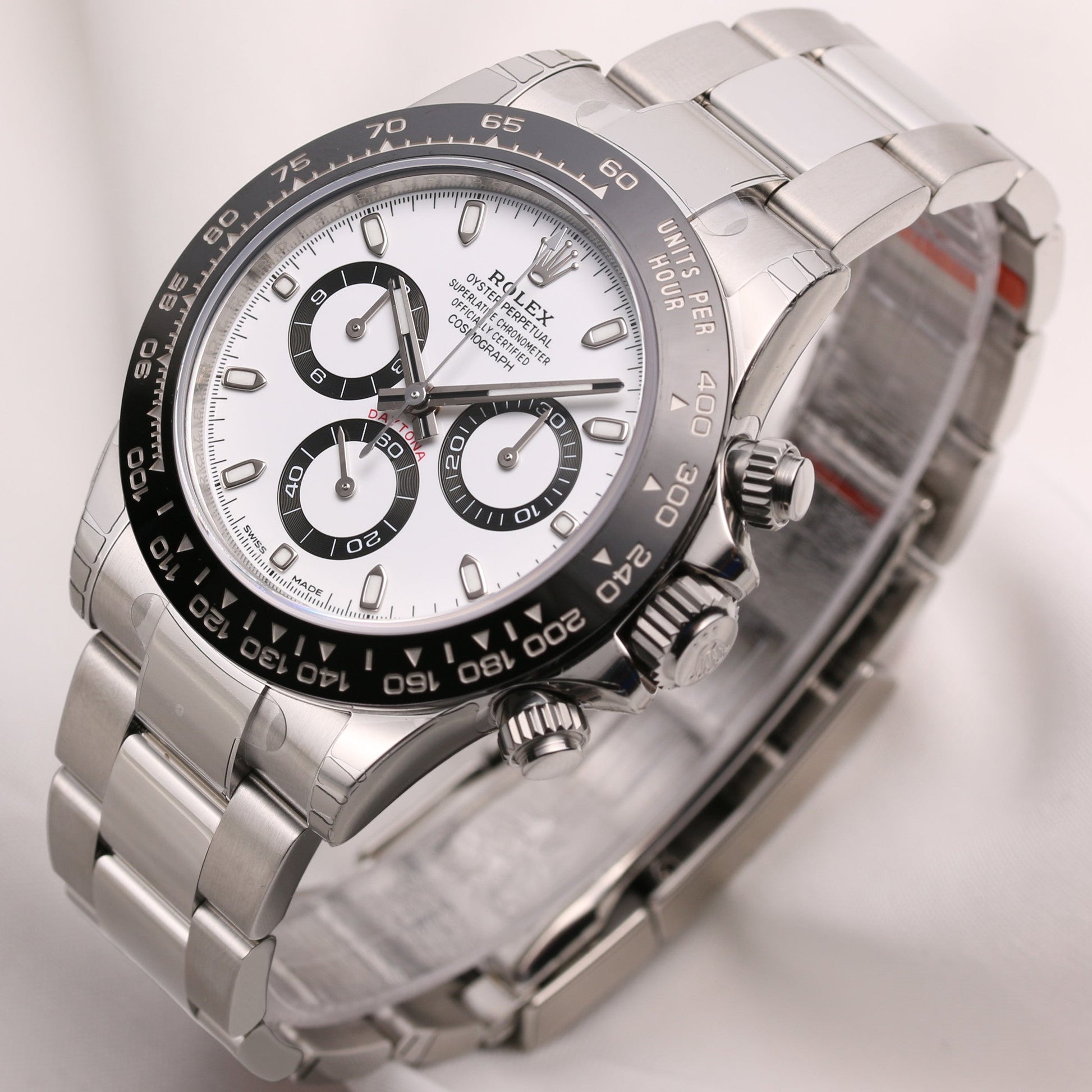 Unworn Full-Set Rolex Daytona 116500LN Stainless Steel Ceramic Bezel