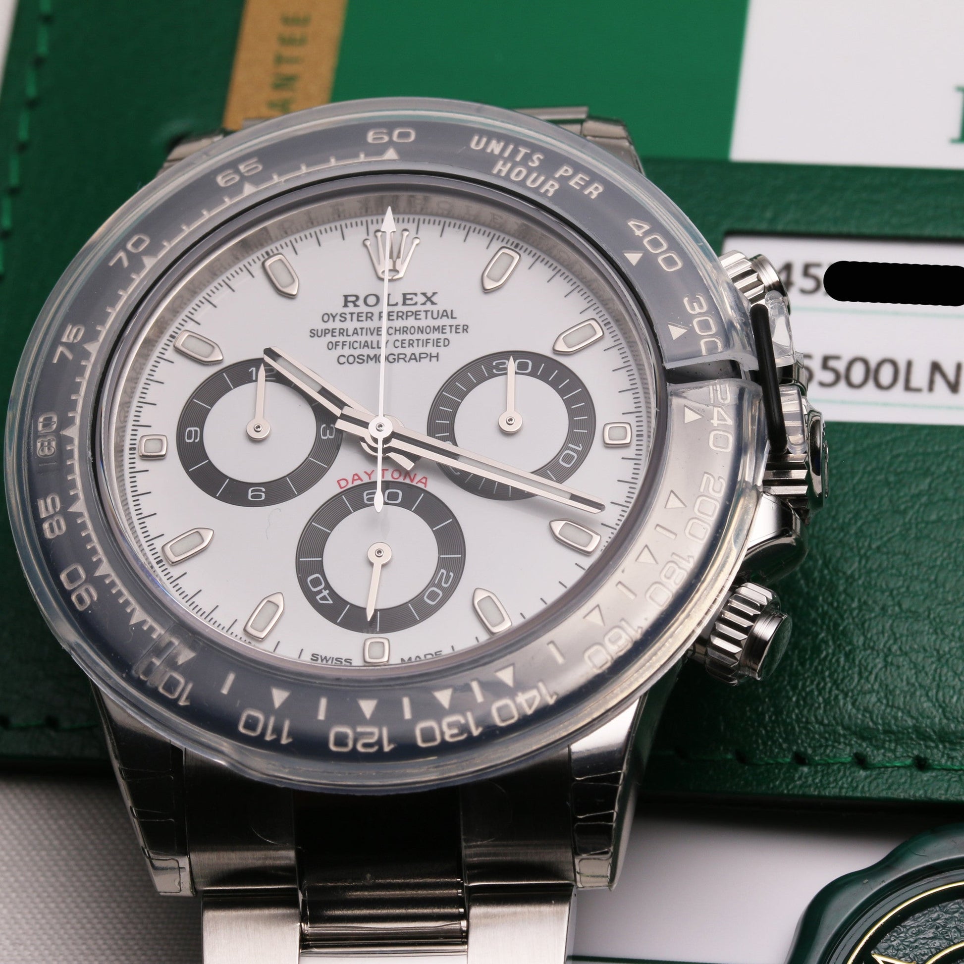 Unworn Full-Set Rolex Daytona 116500LN Stainless Steel Ceramic Bezel