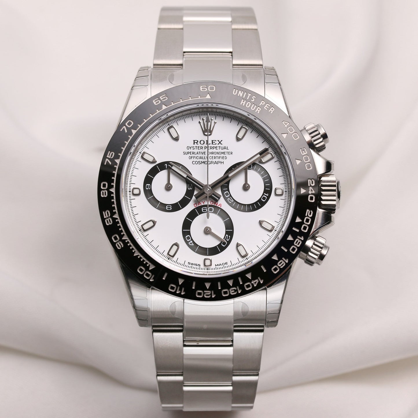 Unworn Full-Set Rolex Daytona 116500LN Stainless Steel Ceramic Bezel