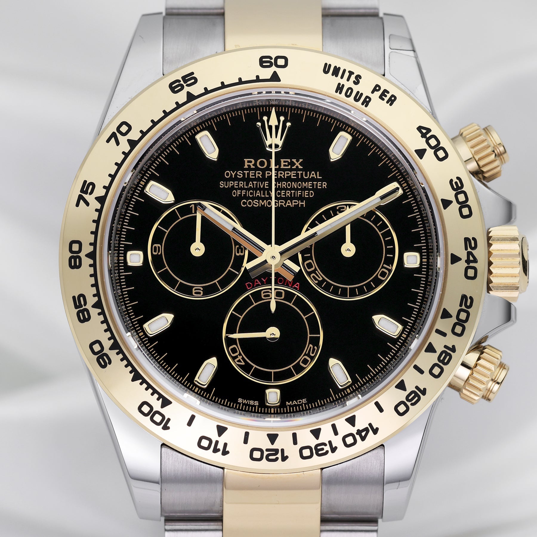 Unworn Rolex Daytona | REF. 116503 | Black Dial | Stainless Steel & 18k Yellow Gold | Box & Papers | 2021