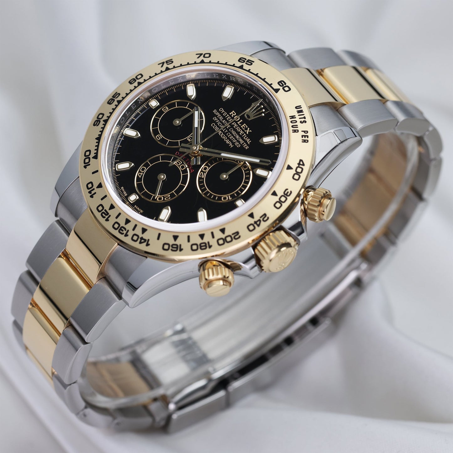 Unworn Rolex Daytona | REF. 116503 | Black Dial | Stainless Steel & 18k Yellow Gold | Box & Papers | 2021