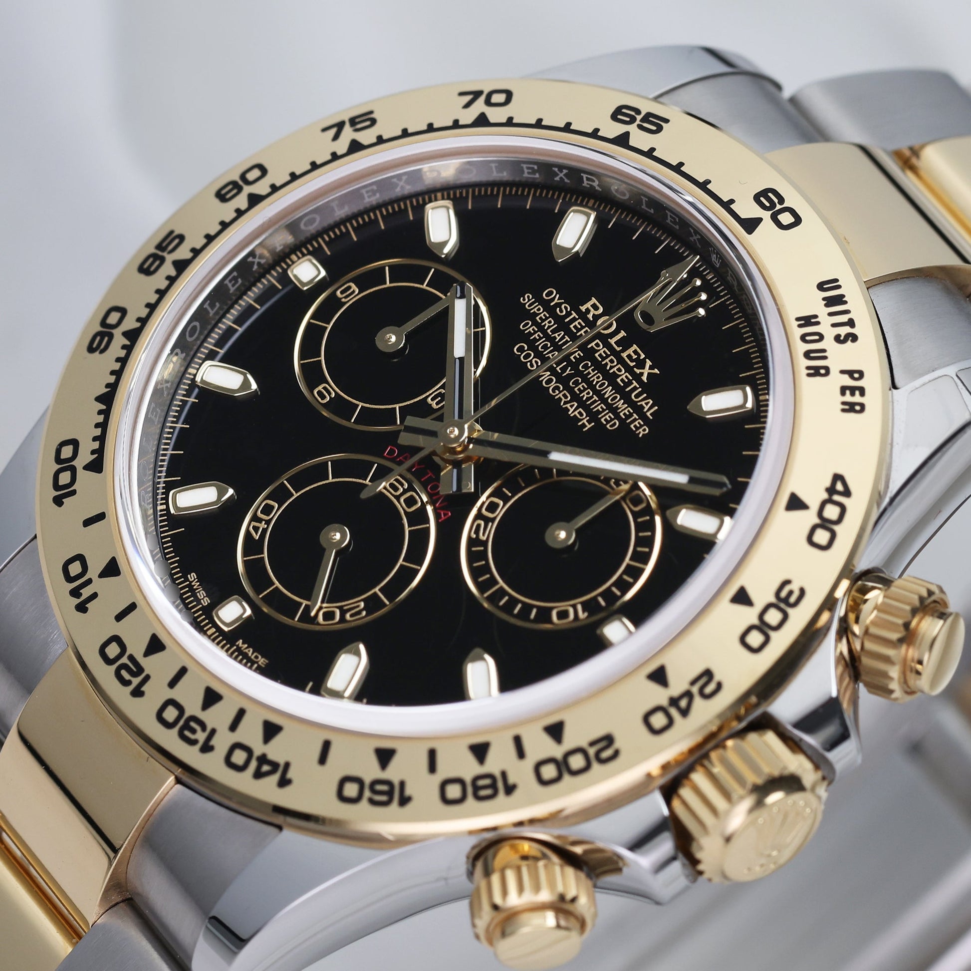 Unworn Rolex Daytona | REF. 116503 | Black Dial | Stainless Steel & 18k Yellow Gold | Box & Papers | 2021