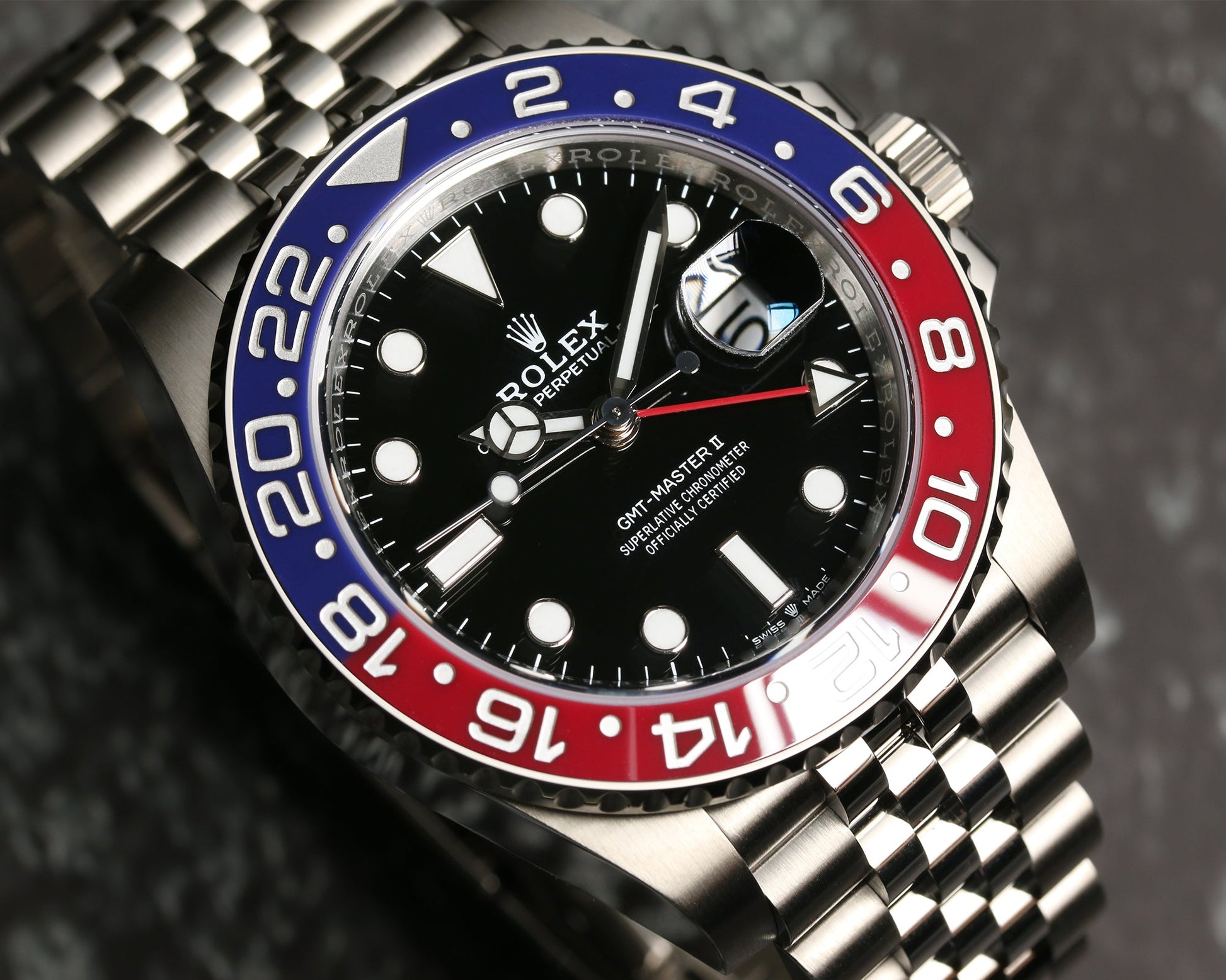 Unworn 2020 Rolex GMT-Master II "Pepsi" 126710BLRO Stainless Steel