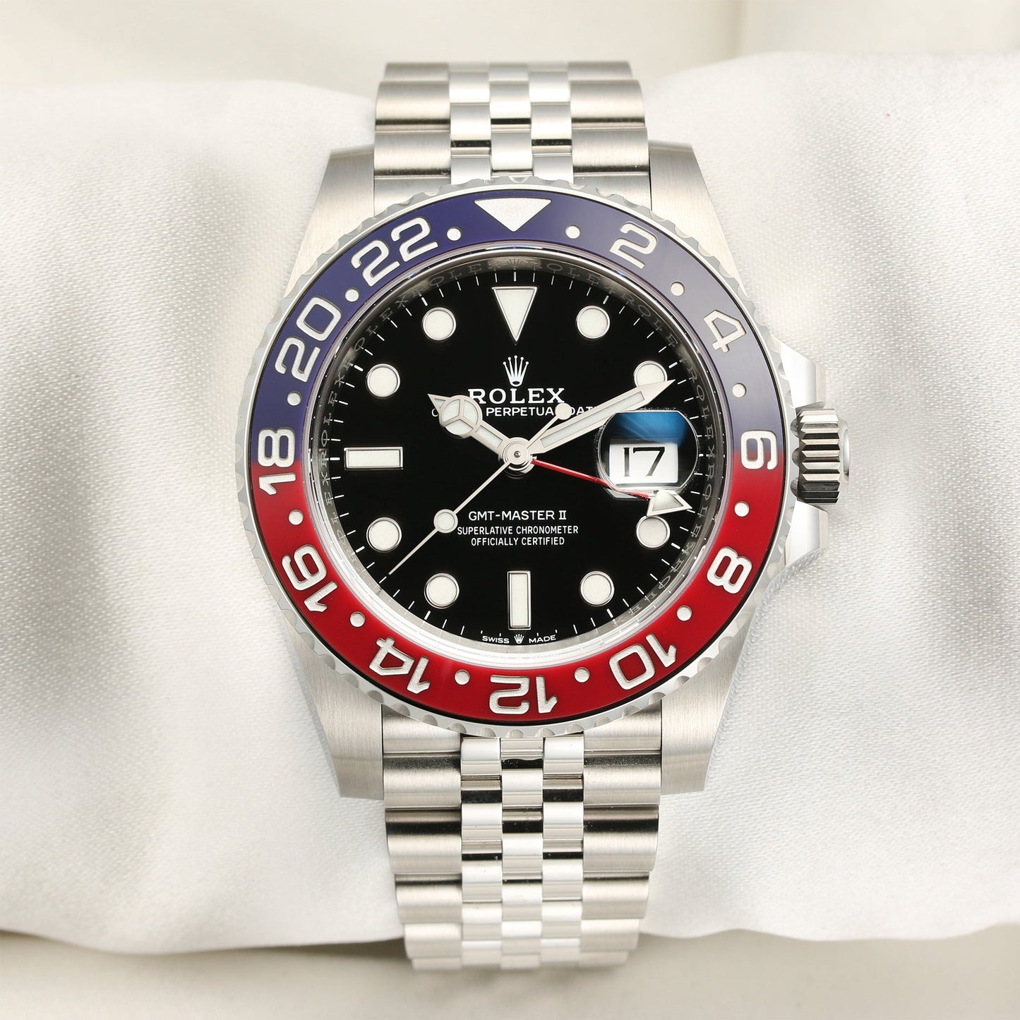 Unworn 2020 Rolex GMT-Master II "Pepsi" 126710BLRO Stainless Steel