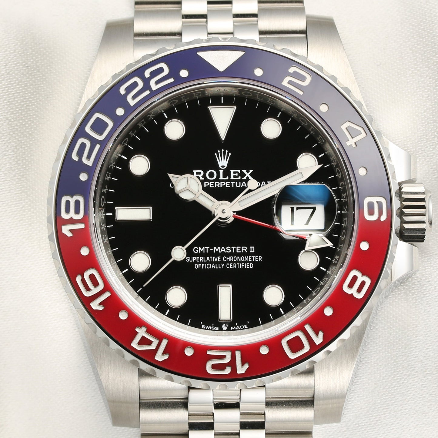 Unworn 2020 Rolex GMT-Master II "Pepsi" 126710BLRO Stainless Steel