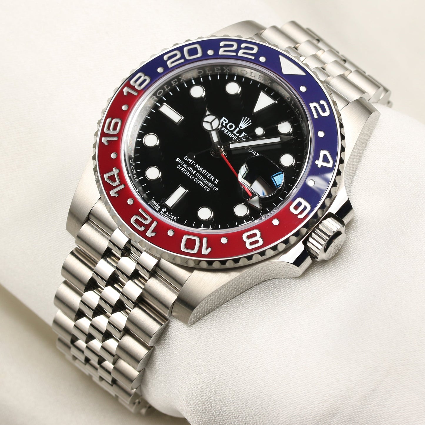 Unworn 2020 Rolex GMT-Master II "Pepsi" 126710BLRO Stainless Steel