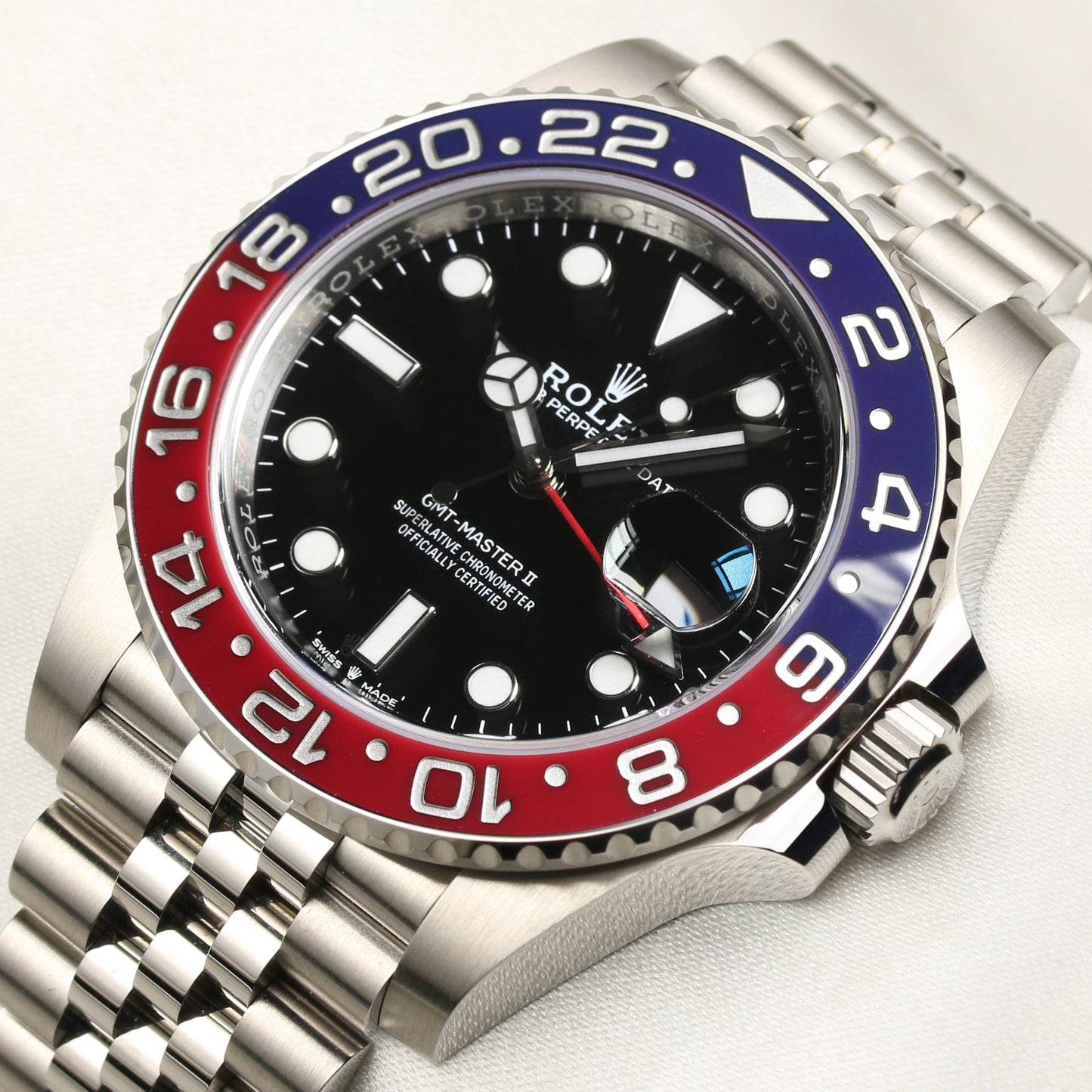 Unworn 2020 Rolex GMT-Master II "Pepsi" 126710BLRO Stainless Steel