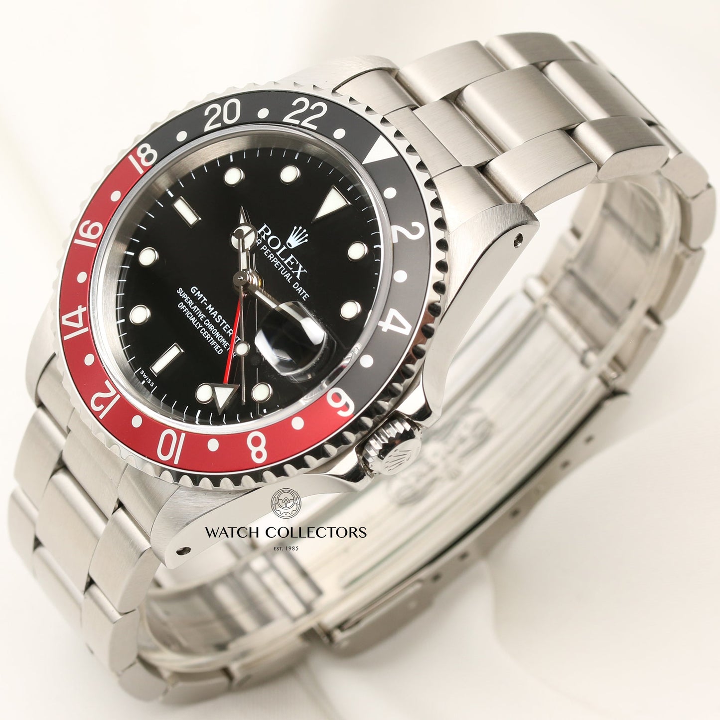 Unpolished Rolex GMT-Master II "Coke" 16710 Stainless Steel