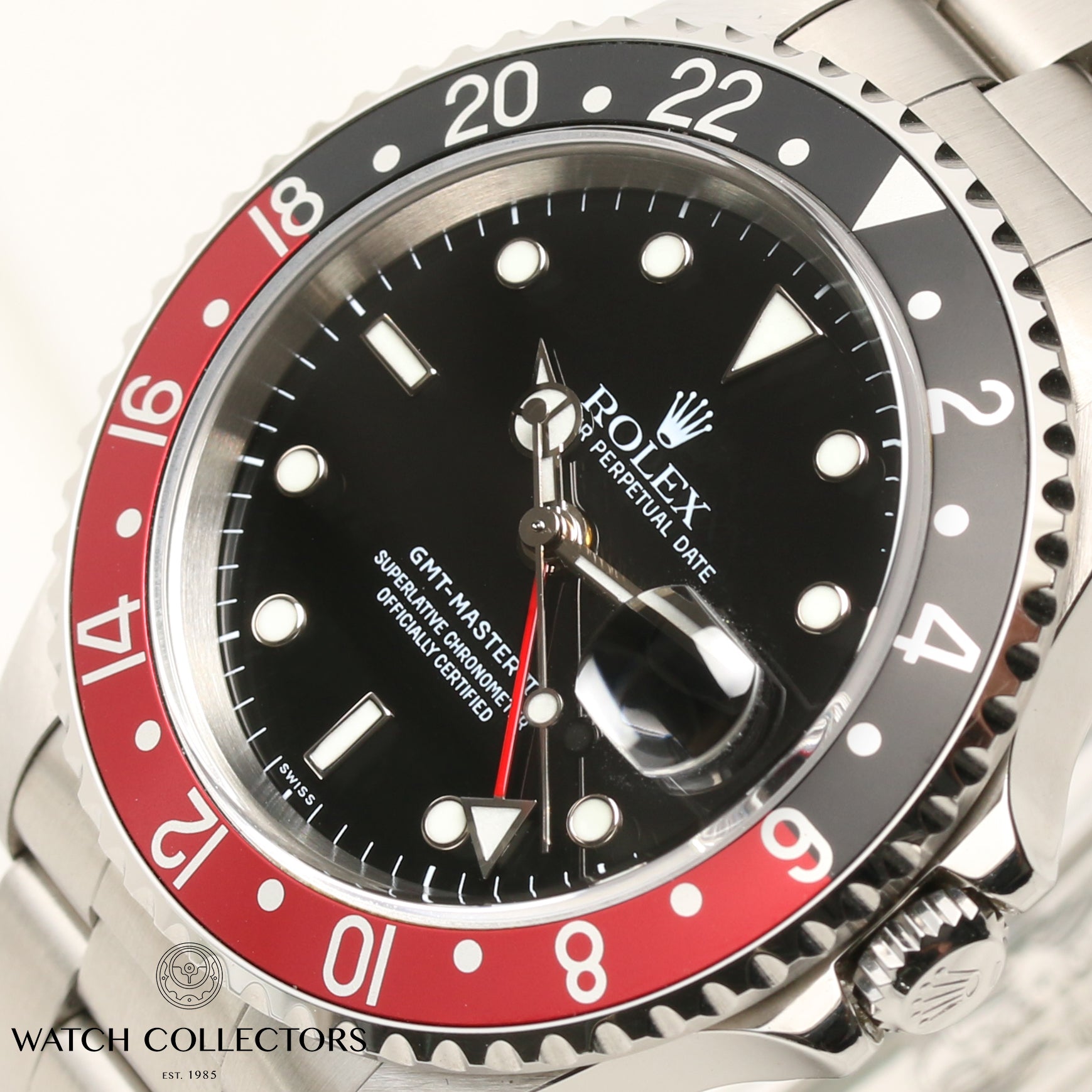 Unpolished Rolex GMT-Master II "Coke" 16710 Stainless Steel