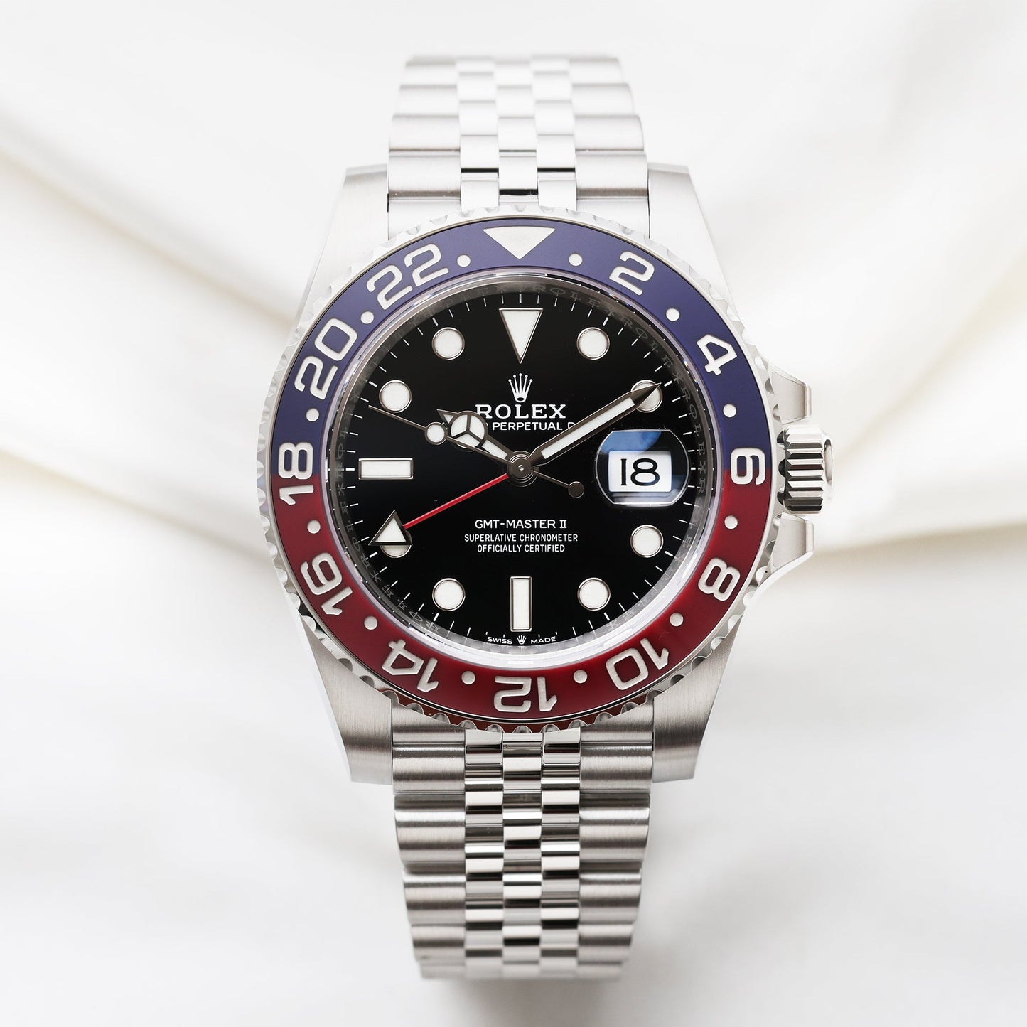 Unworn 2020 Rolex GMT-Master II "Pepsi" 126710BLRO Stainless Steel