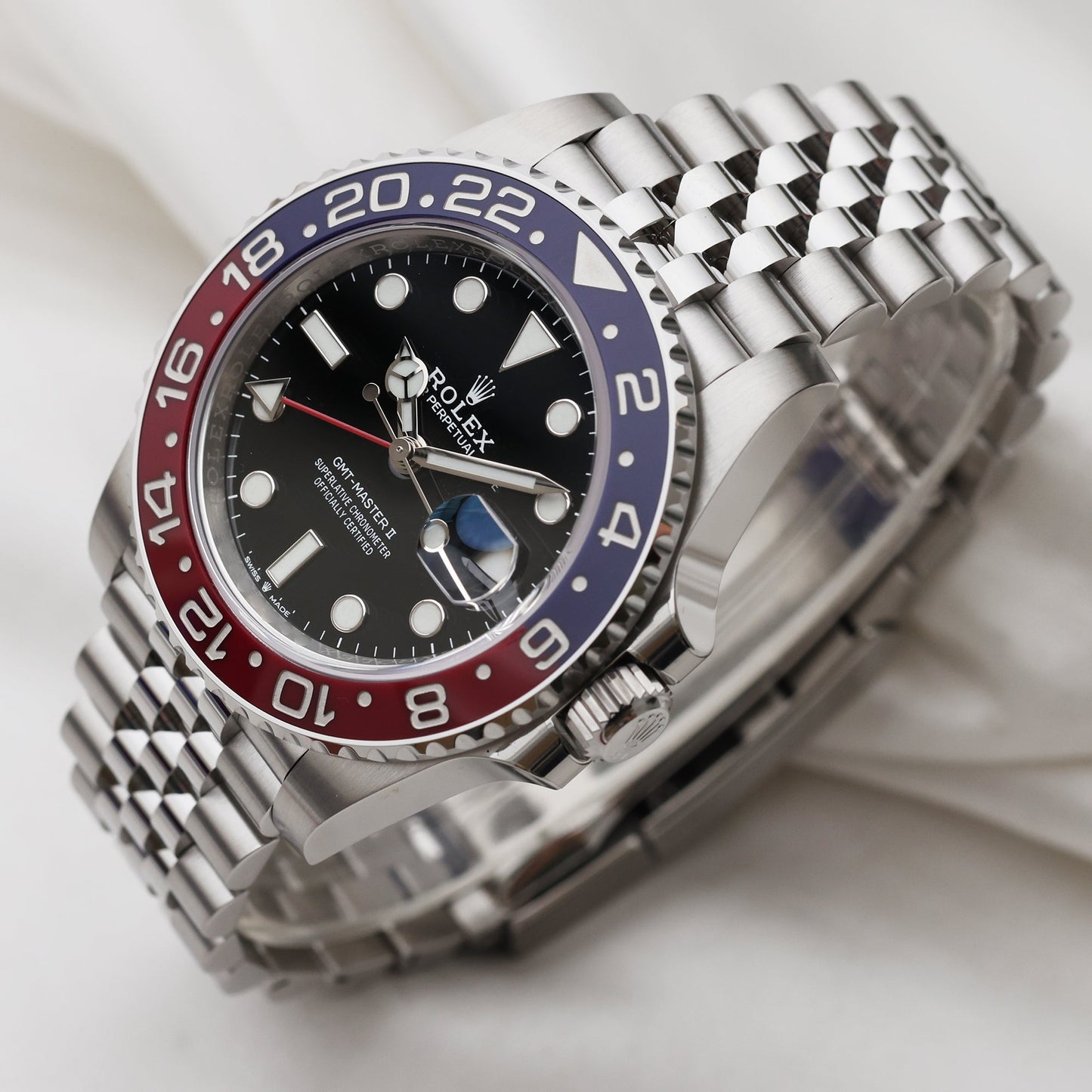 Unworn 2020 Rolex GMT-Master II "Pepsi" 126710BLRO Stainless Steel