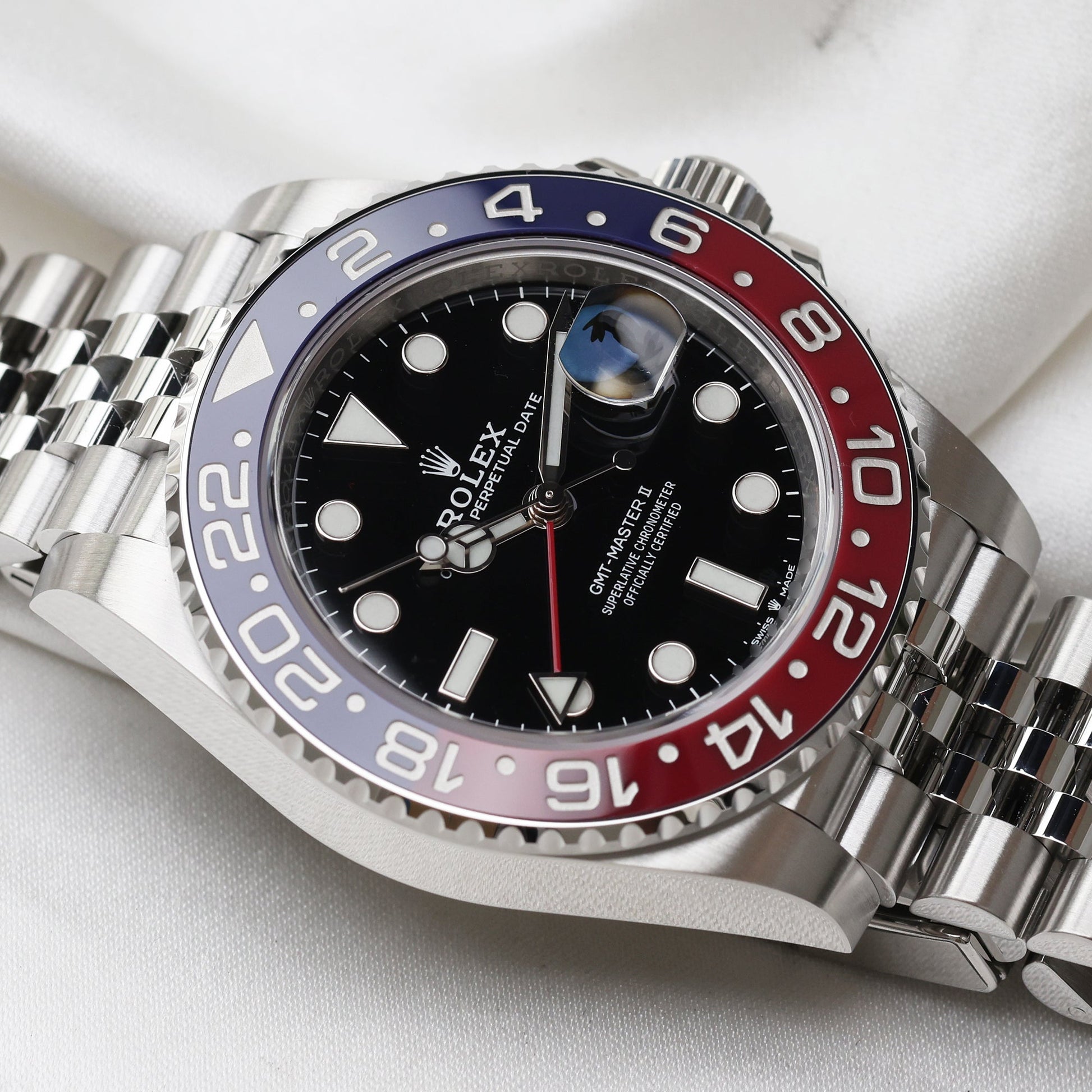 Unworn 2020 Rolex GMT-Master II "Pepsi" 126710BLRO Stainless Steel