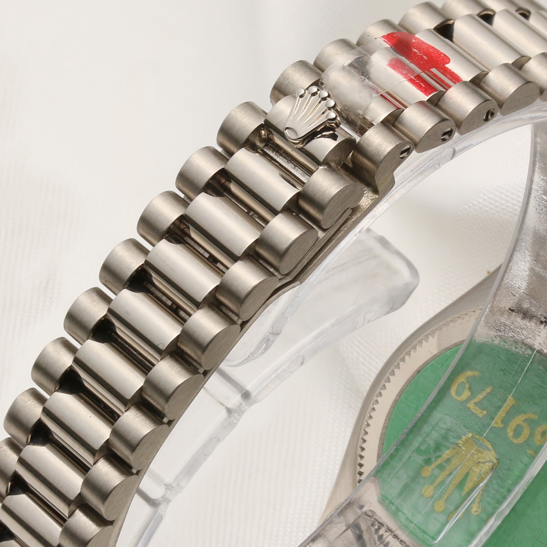 Unworn Factory Rolex Lady DateJust 69179 18K White Gold Silver Diamond Dial