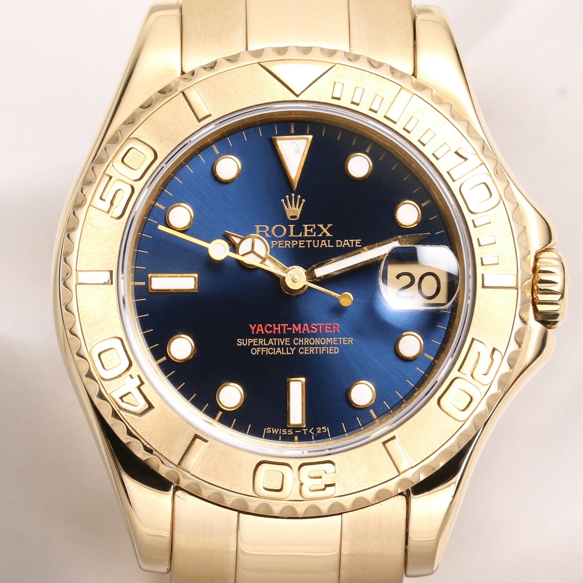 Rolex Yacht-Master Midsize 68628 18K Yellow Gold