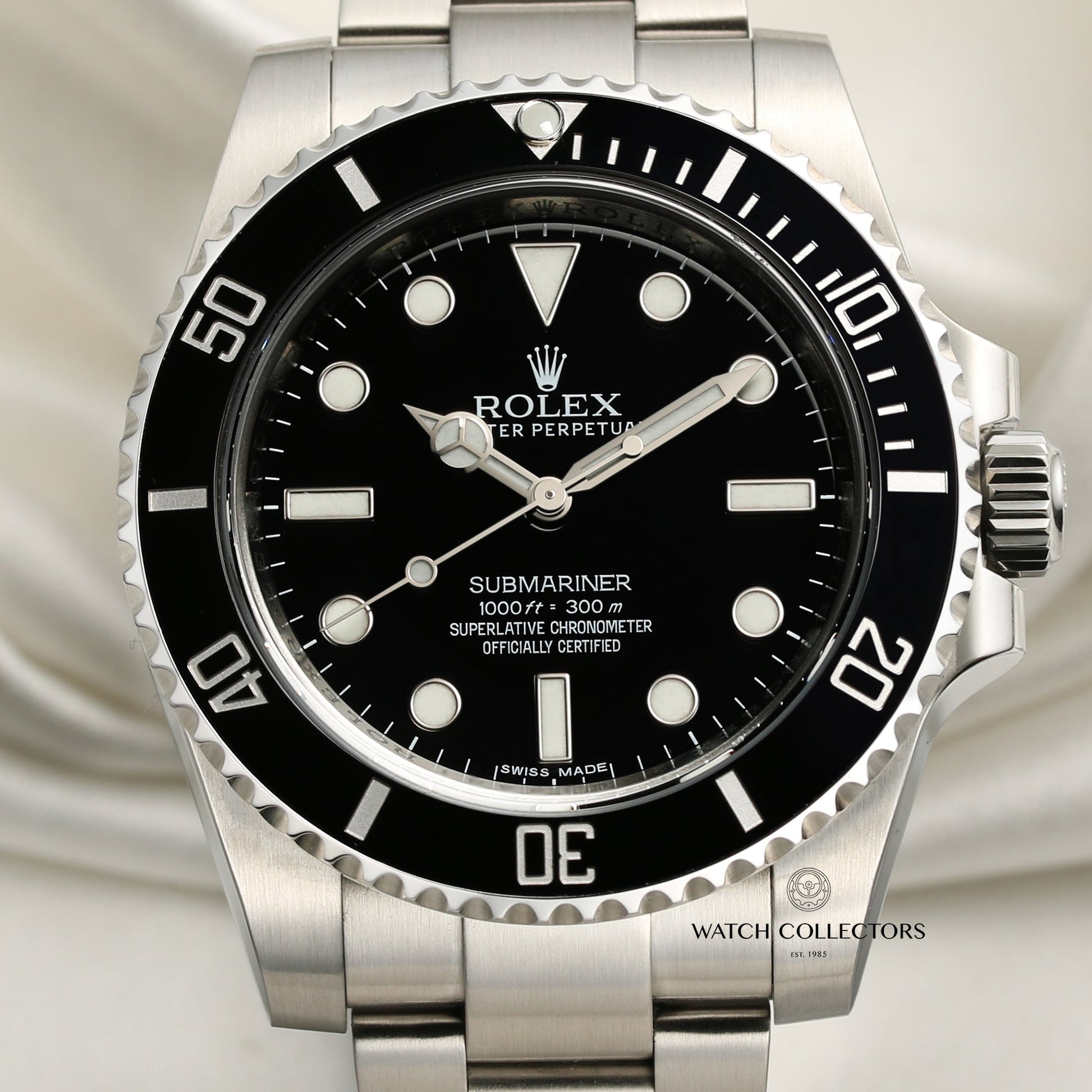 Rolex Submariner Non-Date Ceramic 114060 Stainless Steel