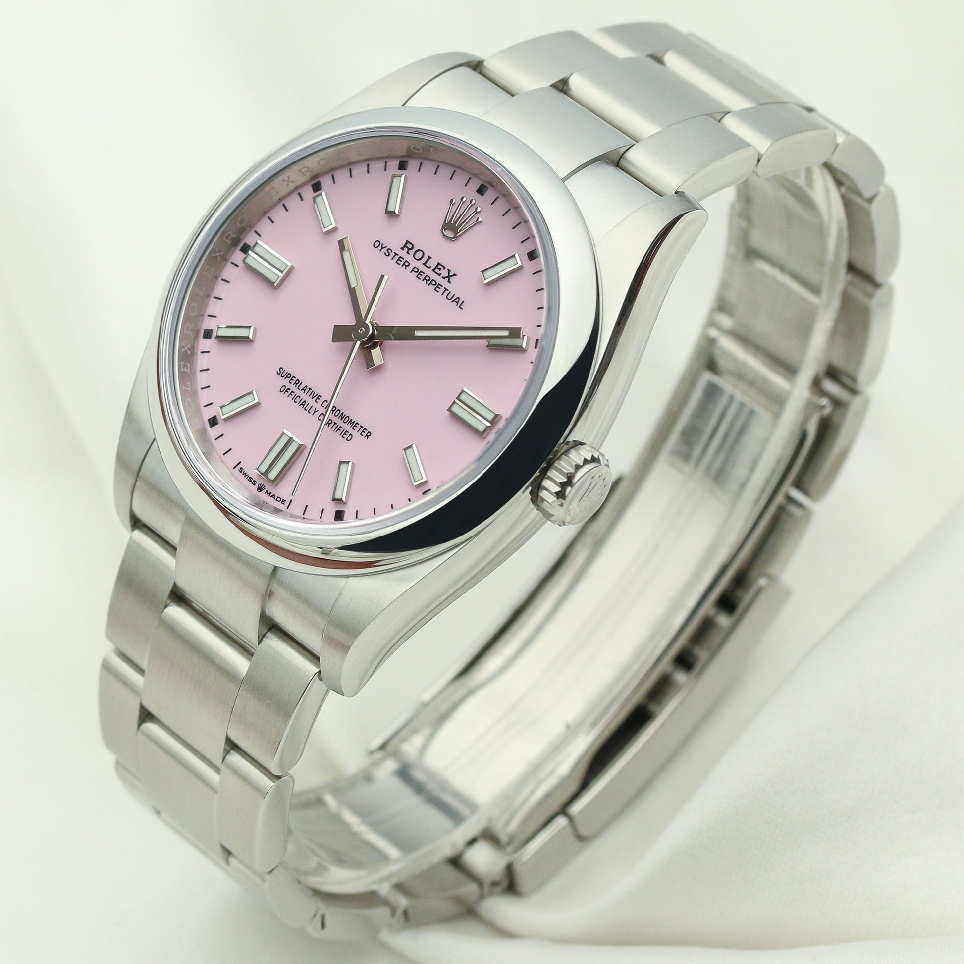 Unworn Rolex Oyster Perpetual | 36MM | REF. 126000 | Candy Pink | Stainless Steel | 2021