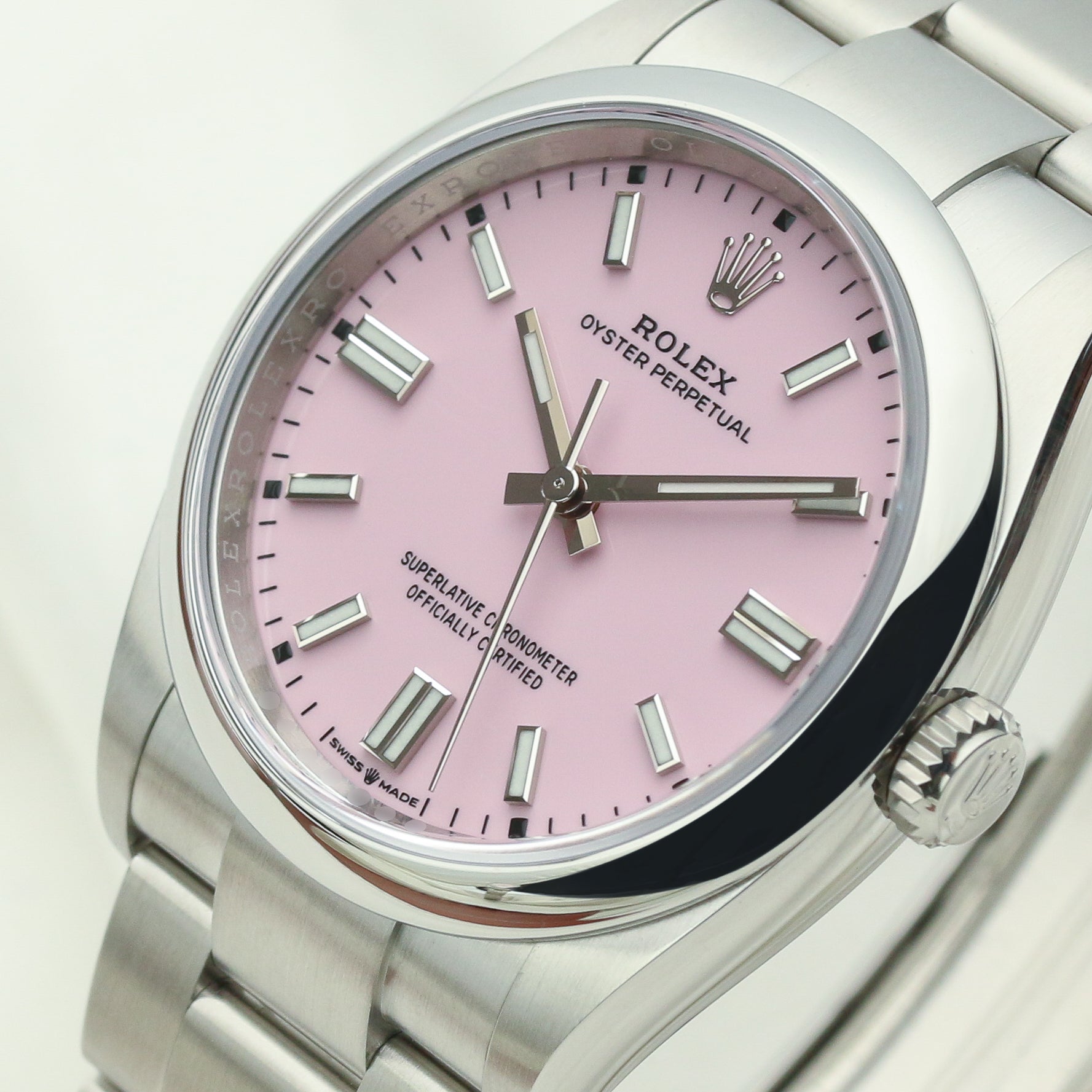 Unworn Rolex Oyster Perpetual | 36MM | REF. 126000 | Candy Pink | Stainless Steel | 2021