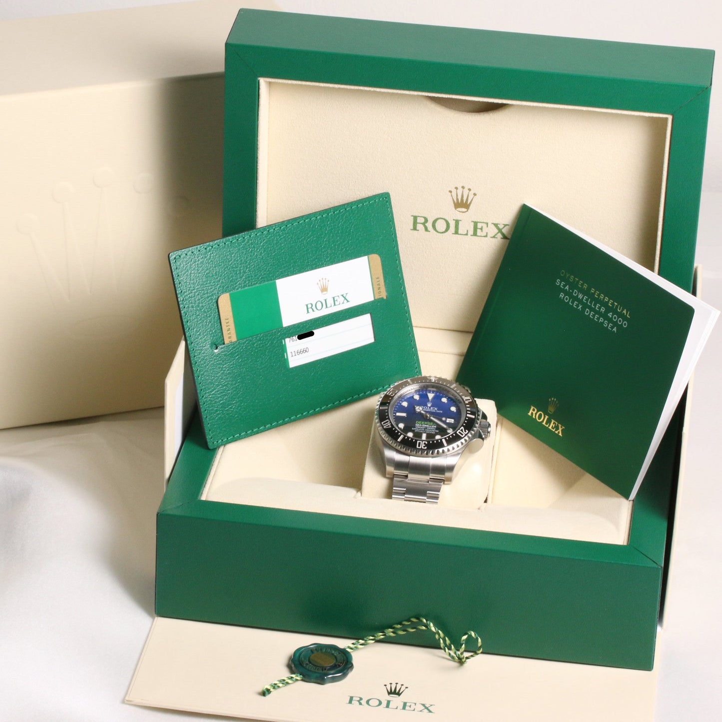 Unworn Factory Sealed Rolex Sea-Dweller Deepsea D-Blue James Cameron 116660 2017