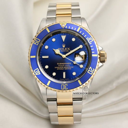 Rolex Submariner Pre-Ceramic 16613 Stainless Steel & 18k Yellow Gold