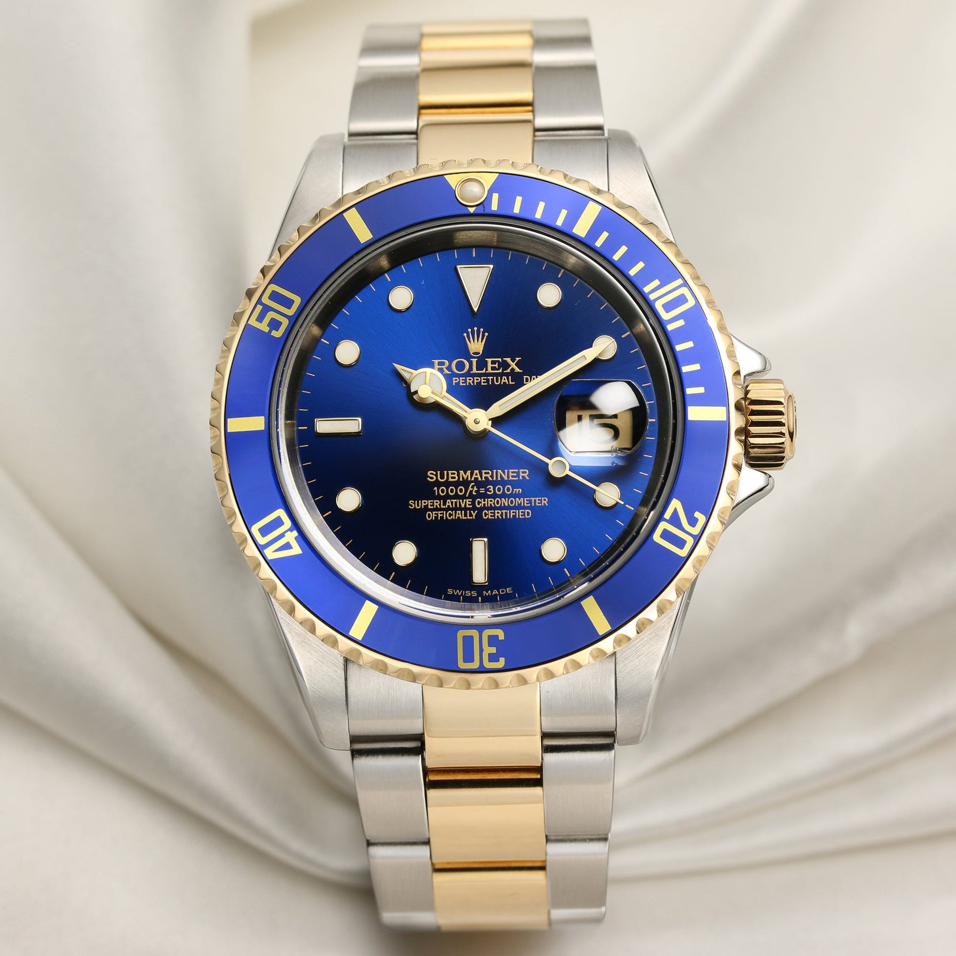 Rolex Submariner Pre-Ceramic 16613 Stainless Steel & 18k Yellow Gold