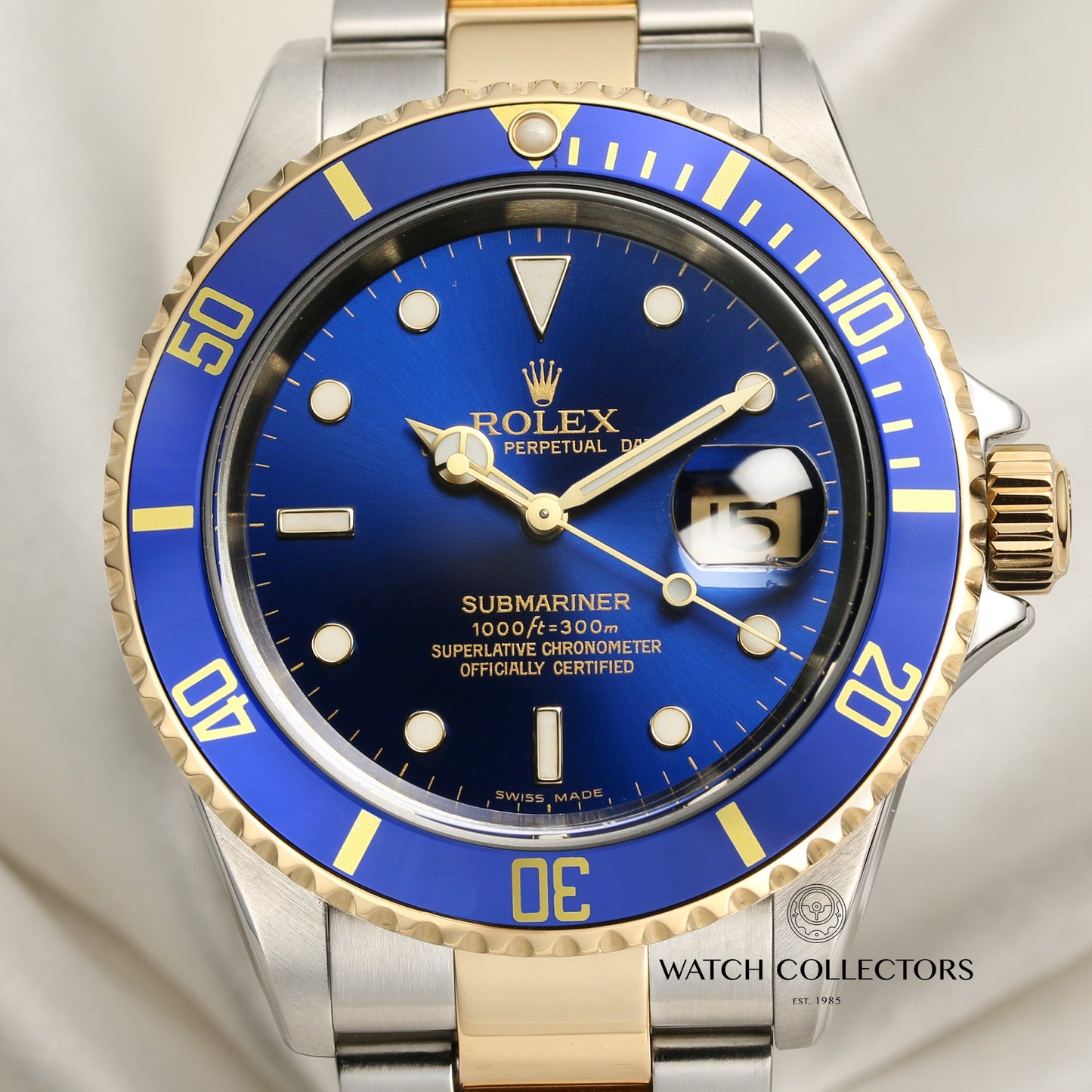 Rolex Submariner Pre-Ceramic 16613 Stainless Steel & 18k Yellow Gold