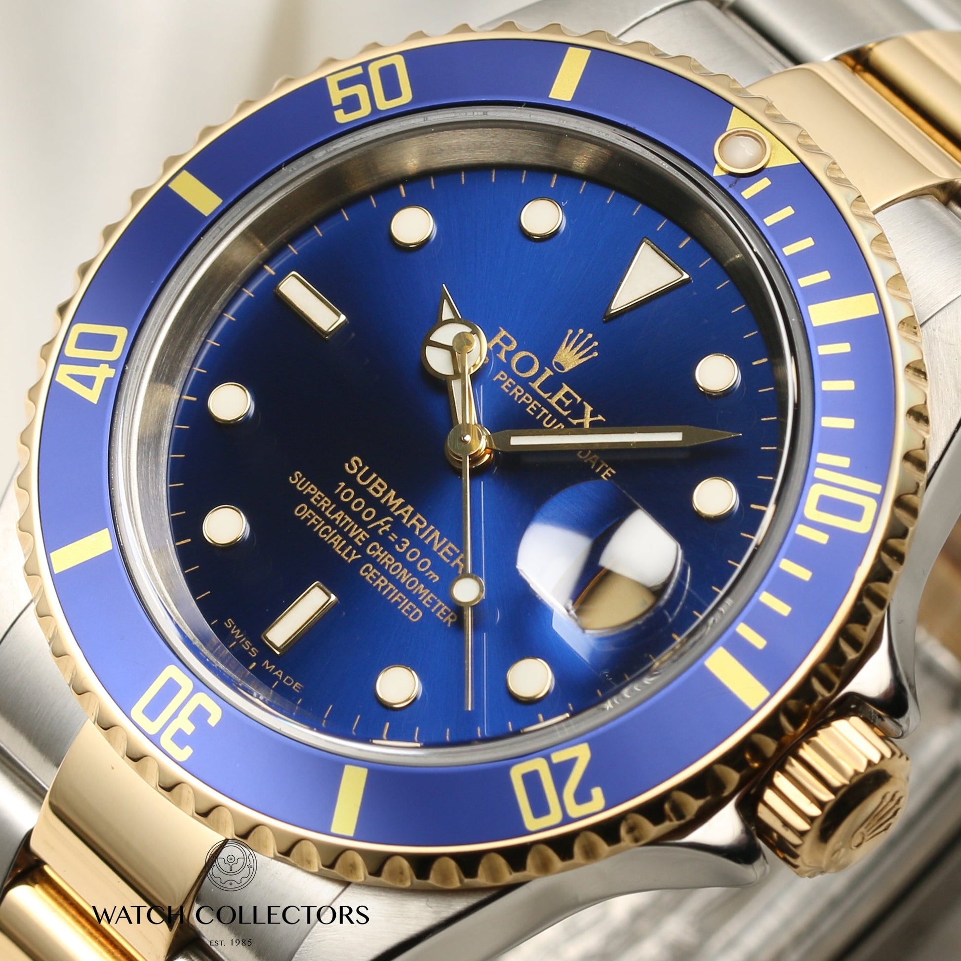 Rolex Submariner Pre-Ceramic 16613 Stainless Steel & 18k Yellow Gold