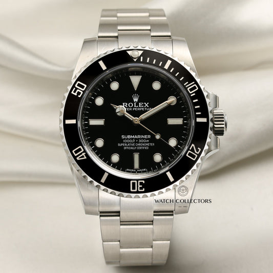 Unworn Full-Set Rolex Submariner 2020 Non-Date 114060 Stainless Steel