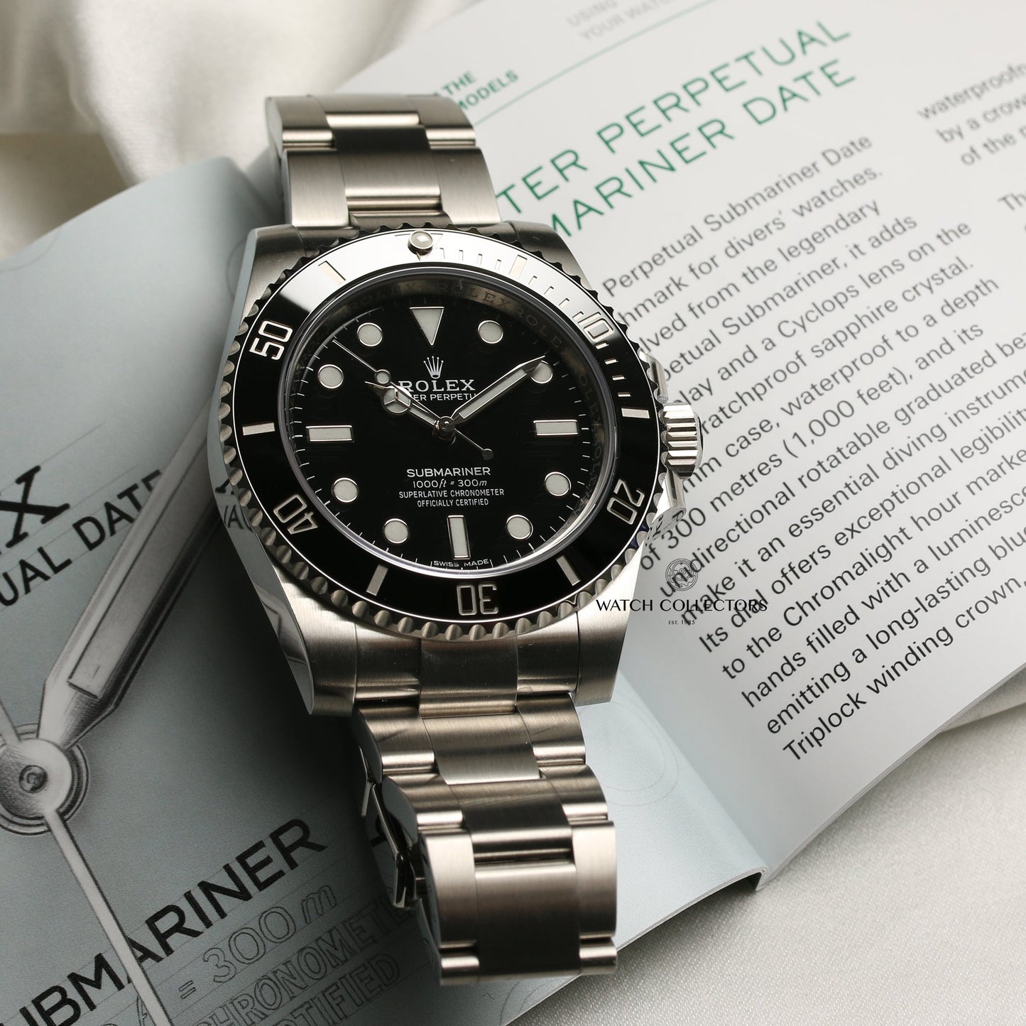 Unworn Full-Set Rolex Submariner 2020 Non-Date 114060 Stainless Steel