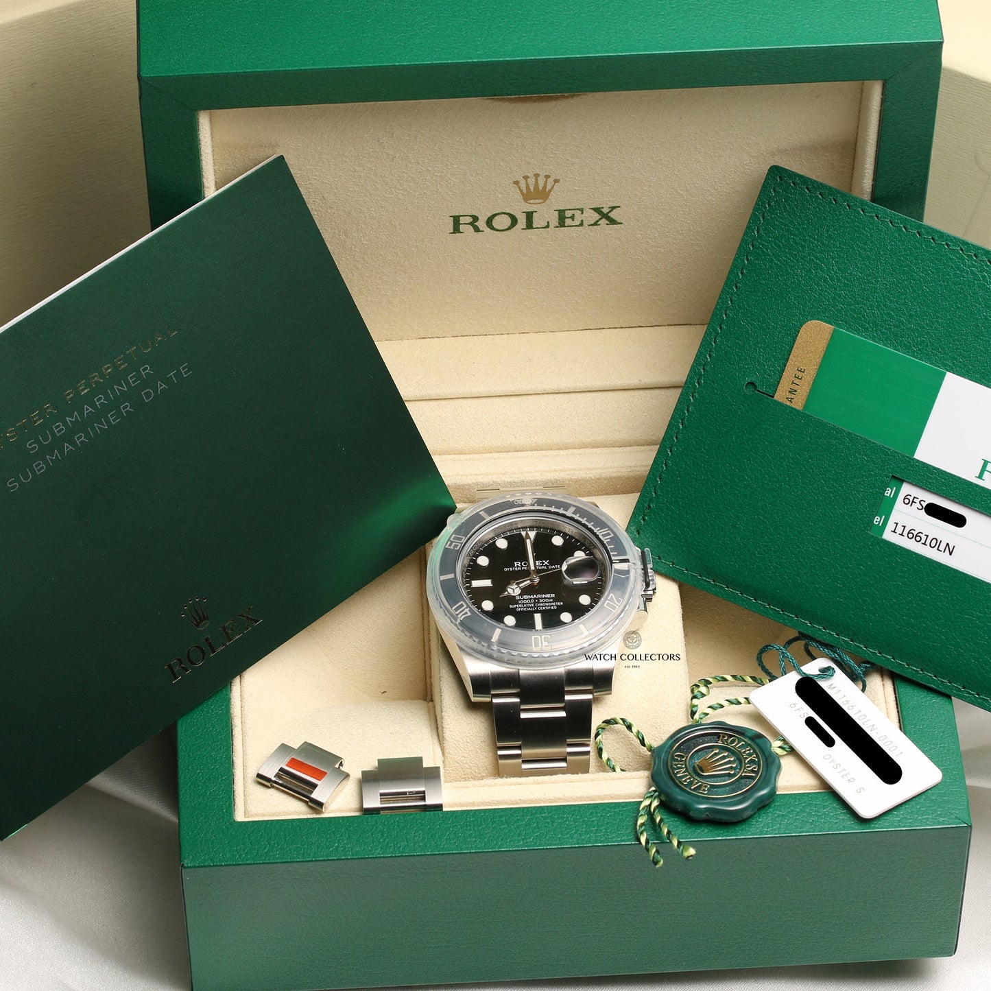 Unworn Full Set Rolex Submariner 116610LN Stainless Steel