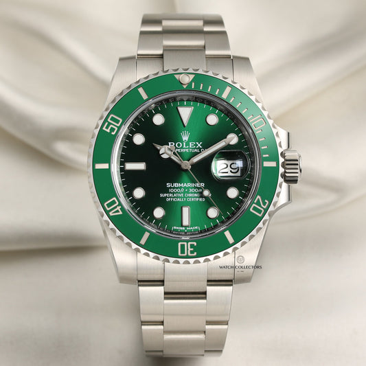 Unworn Rolex Submariner 2019 "Hulk" 116610LV Stainless Steel