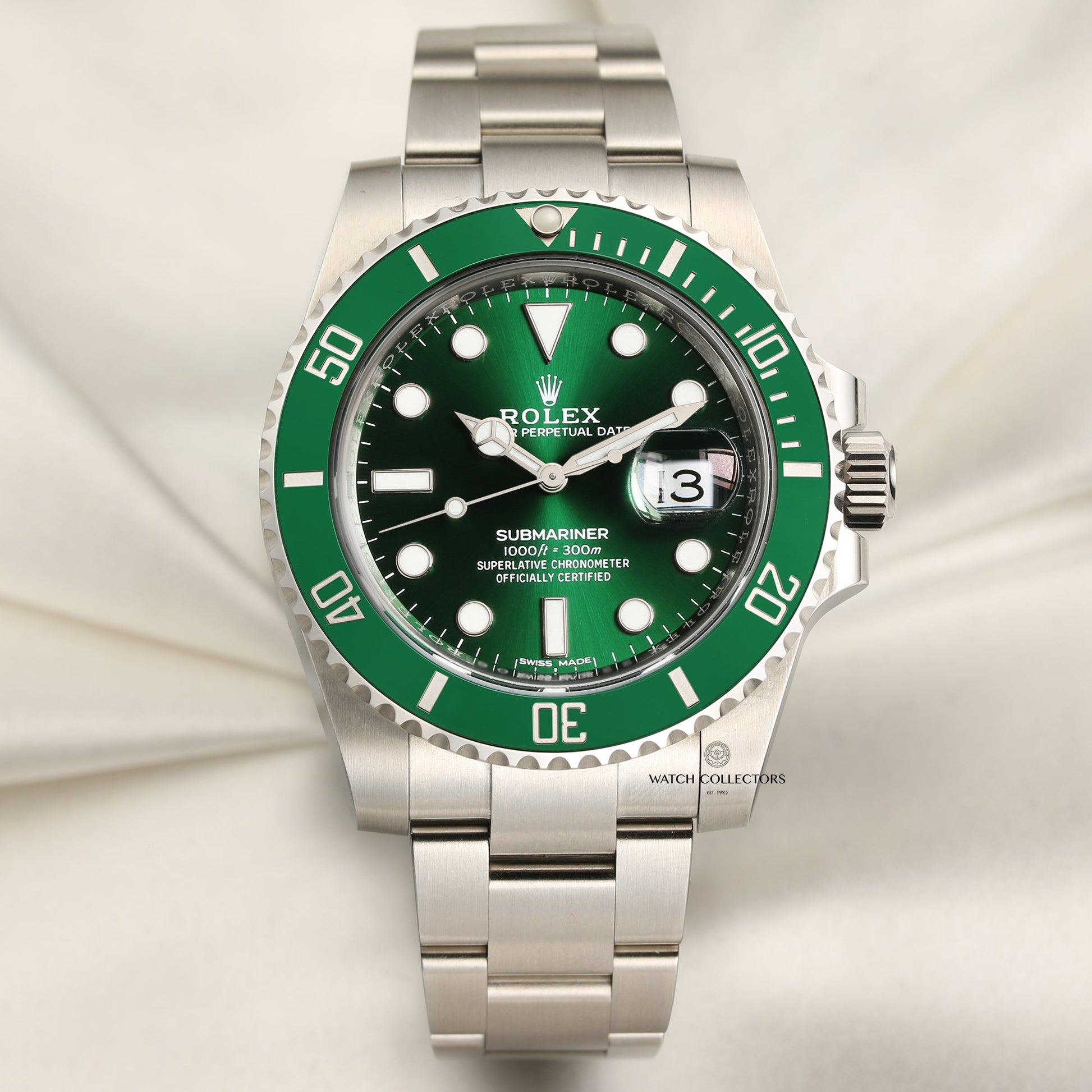 2020 Rolex Submariner "Hulk" 116610LV Stainless Steel