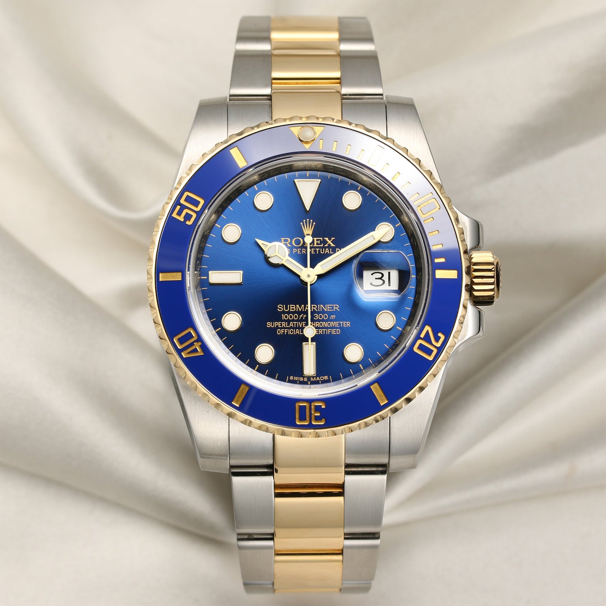 Rolex Submariner 116613LB Stainless Steel & 18K Yellow Gold