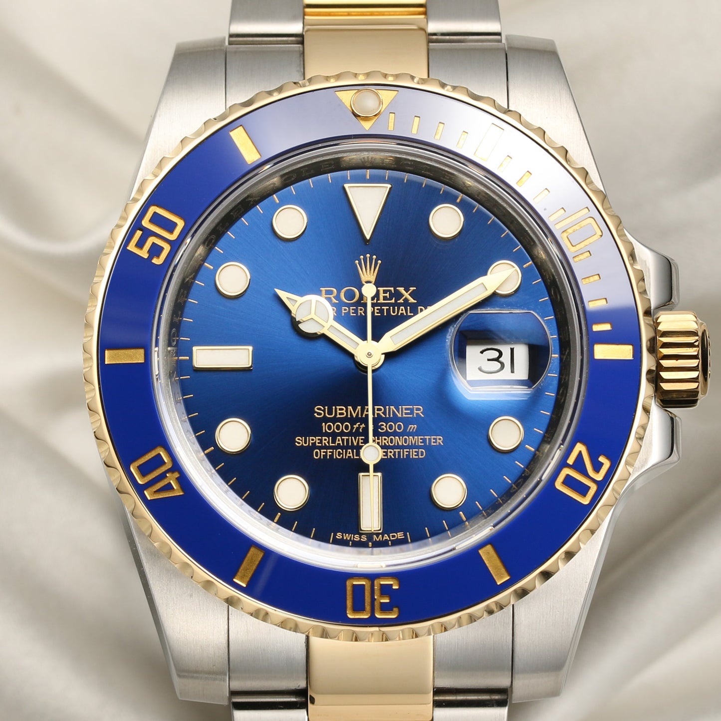 Rolex Submariner 116613LB Stainless Steel & 18K Yellow Gold