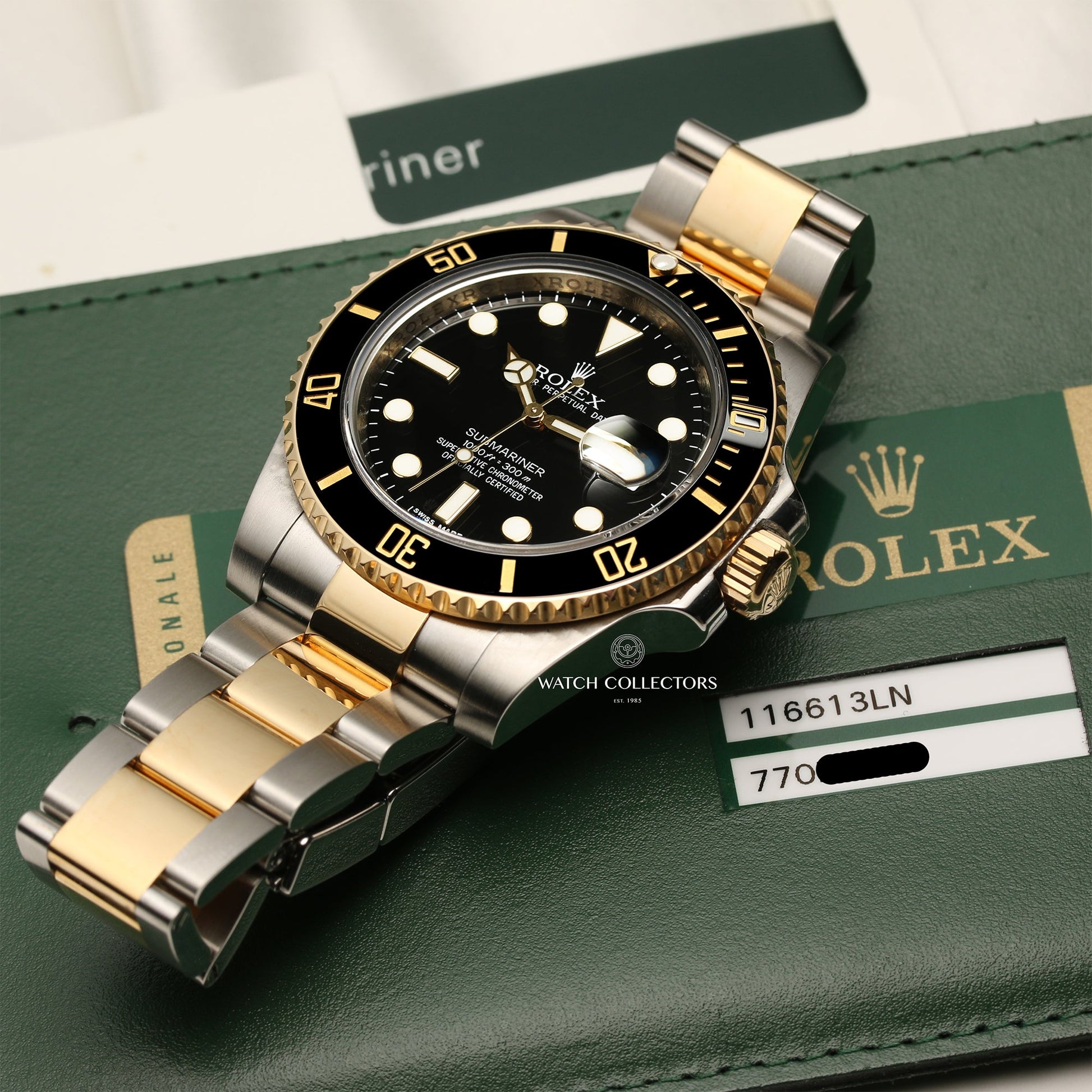 Rolex Submariner 116613LN Stainless Steel & 18k Yellow Gold