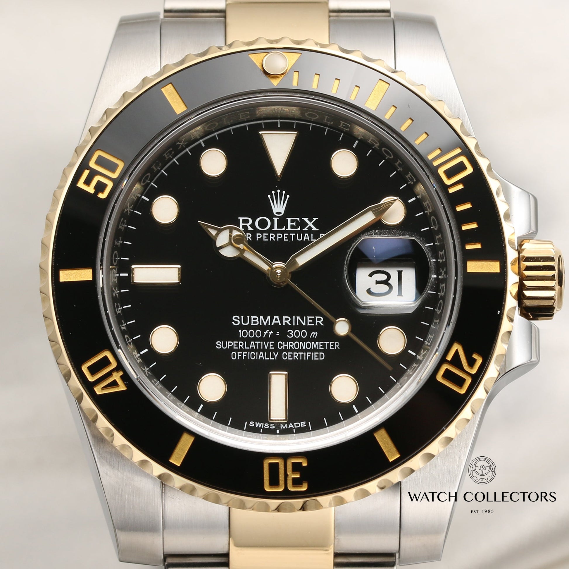 Rolex Submariner 116613LN Stainless Steel & 18k Yellow Gold