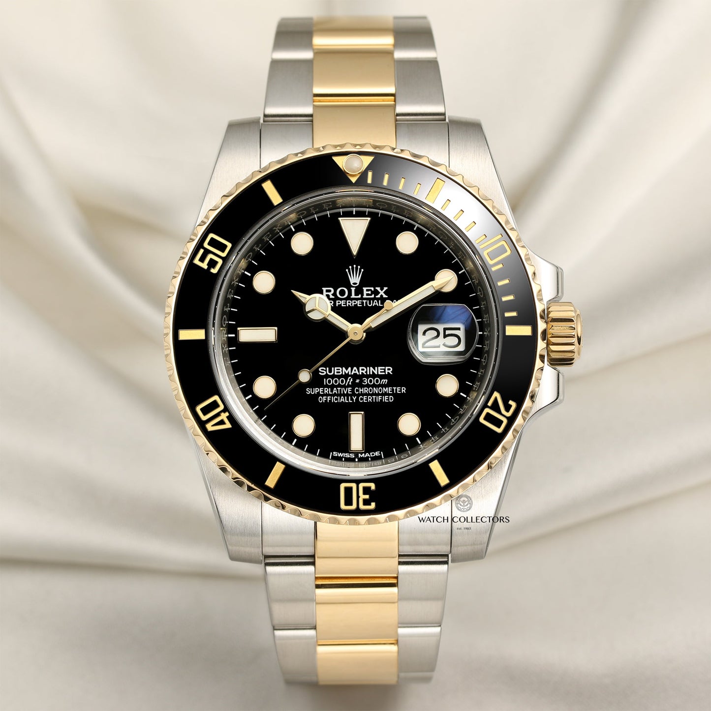 Rolex Submariner 116613LN Stainless Steel & 18K Yellow Gold Black Dial