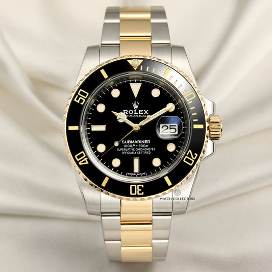 Rolex Submariner 116613LN Stainless Steel & 18K Yellow Gold Black Dial