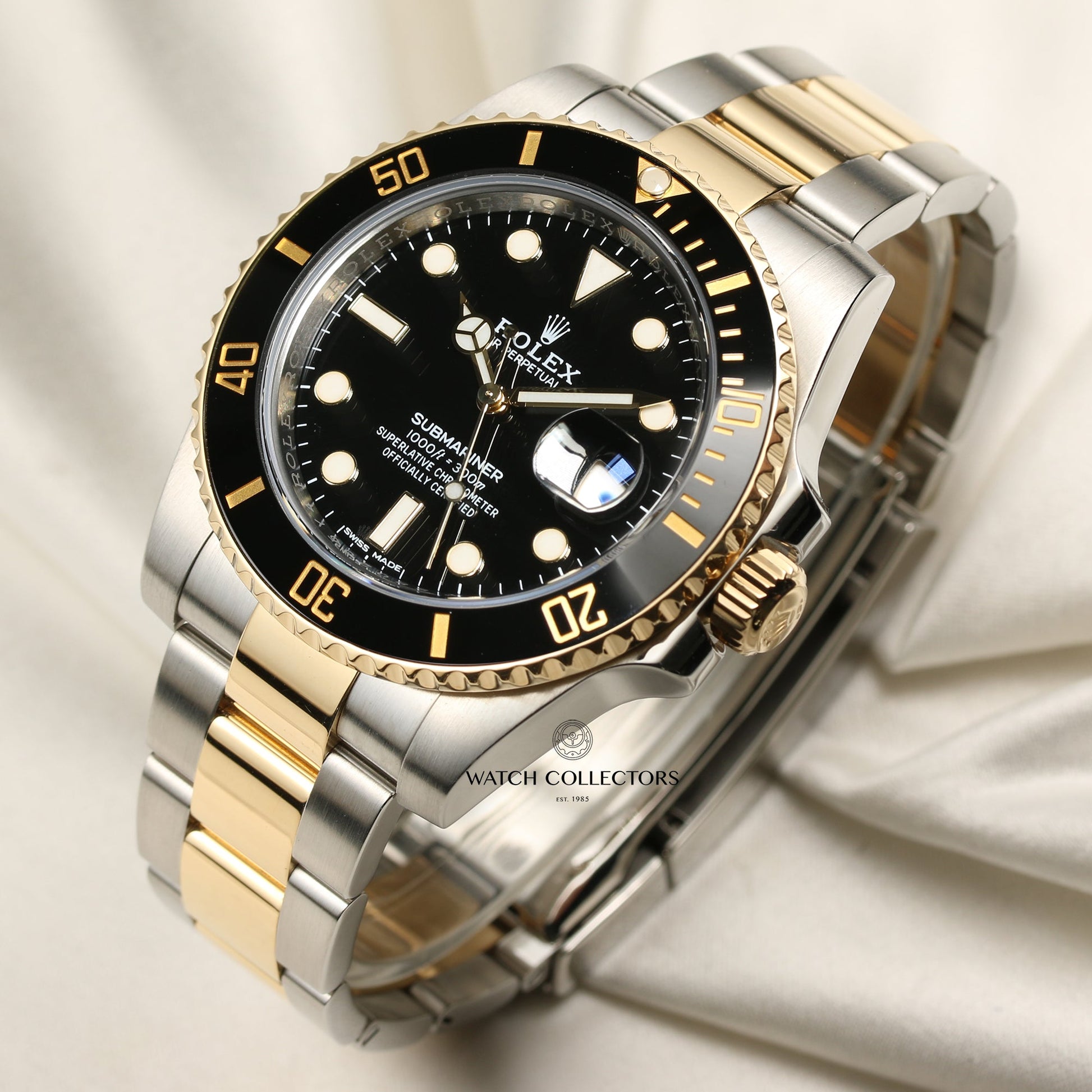 Rolex Submariner 116613LN Stainless Steel & 18K Yellow Gold Black Dial