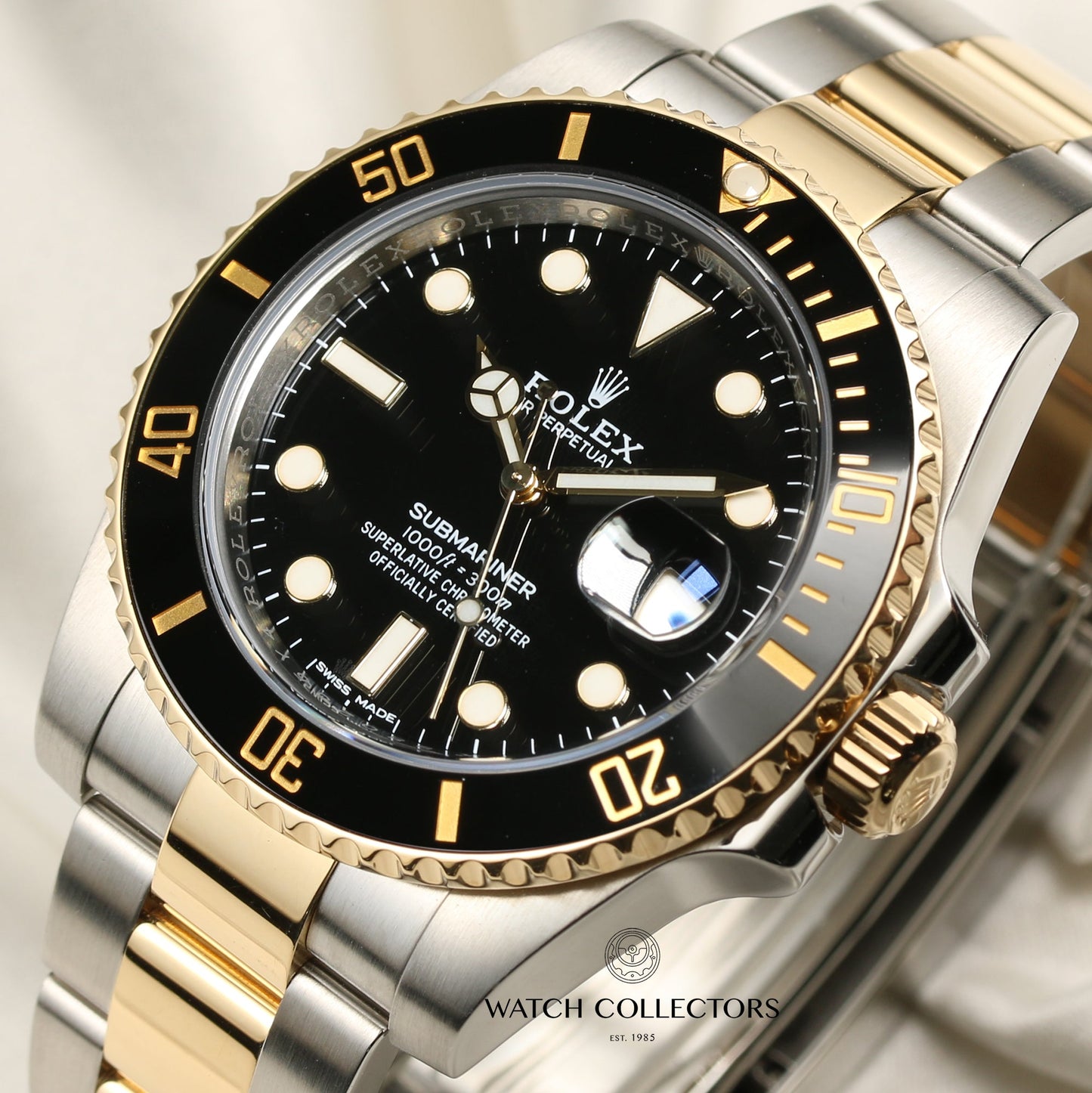 Rolex Submariner 116613LN Stainless Steel & 18K Yellow Gold Black Dial