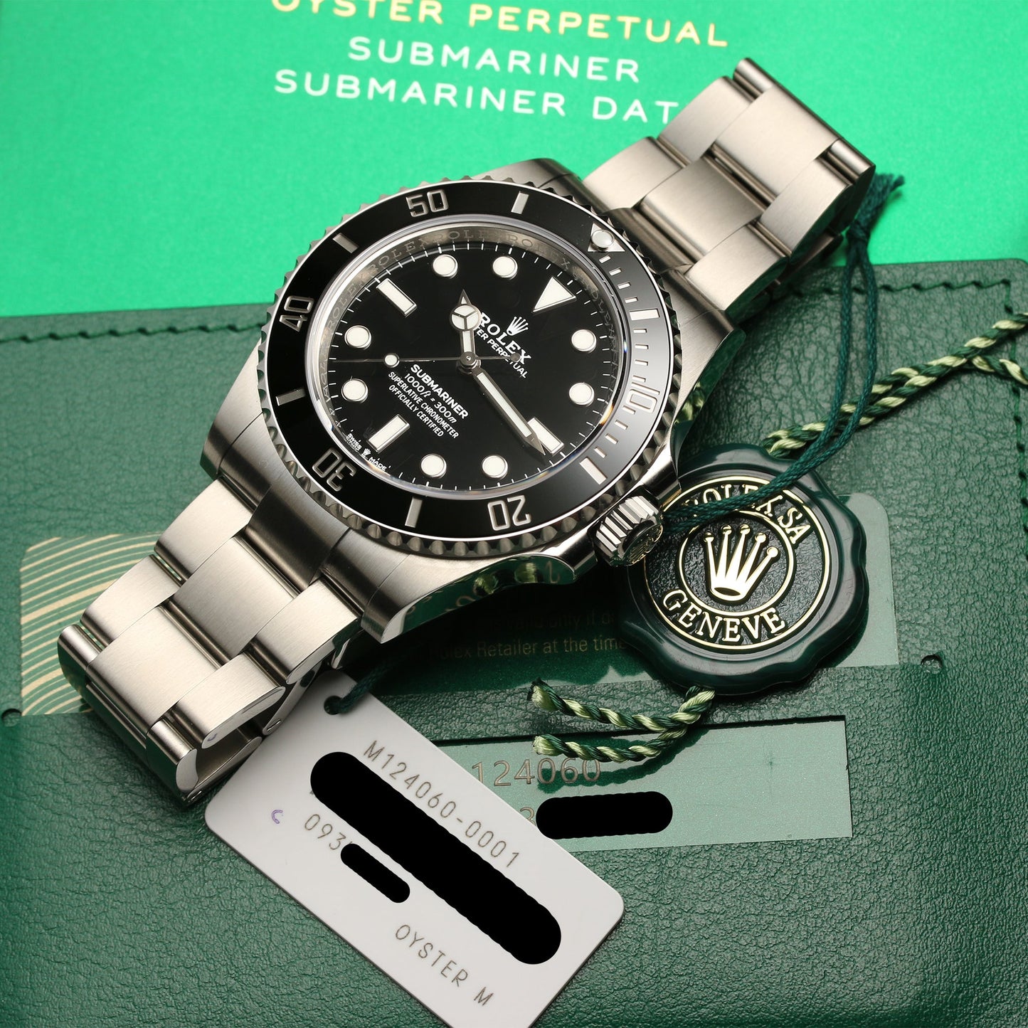 Unworn Full-Set Rolex Submariner Non-Date 124060 Stainless Steel 2021