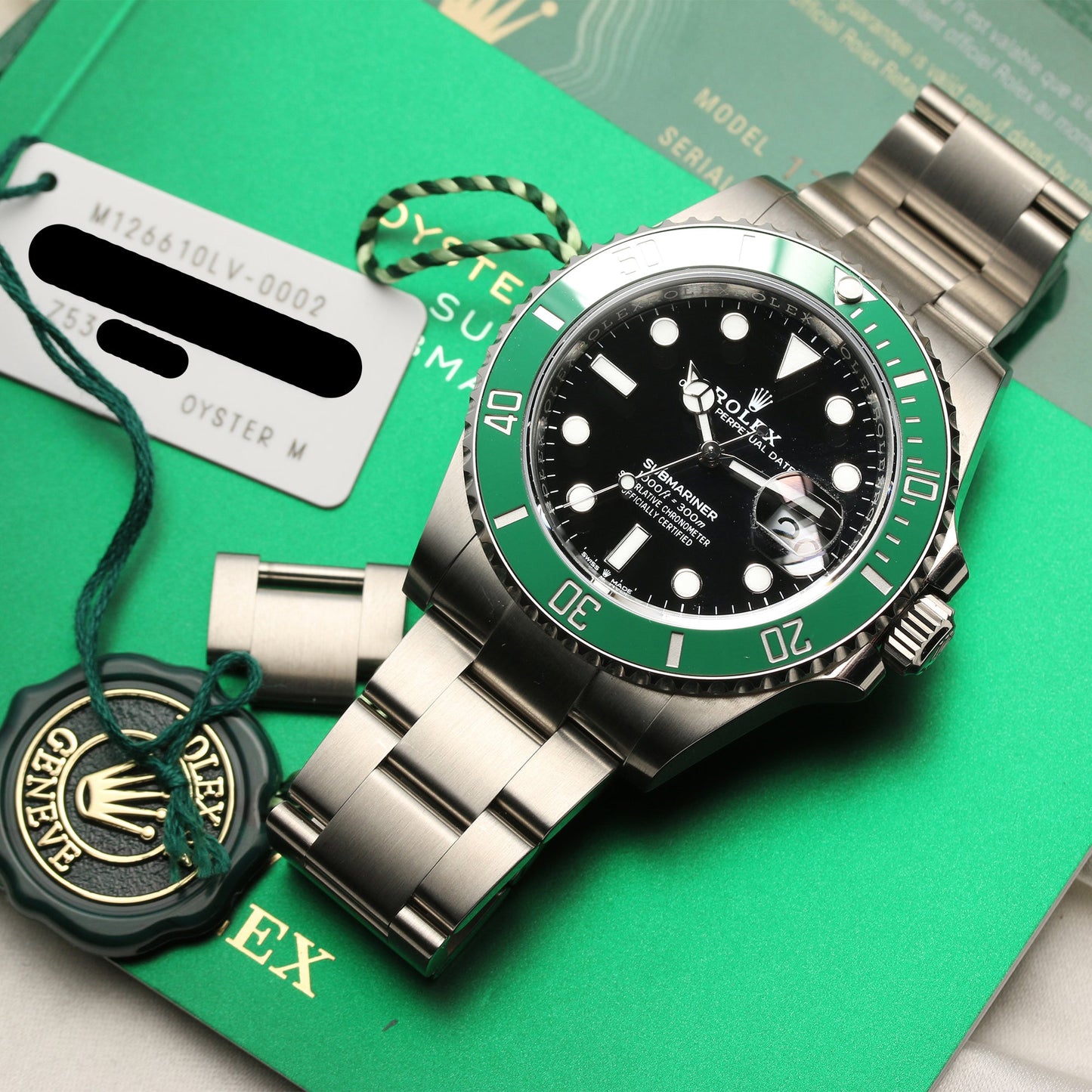 Unworn Rolex Submariner "Kermit" 126610LV Stainless Steel 2020