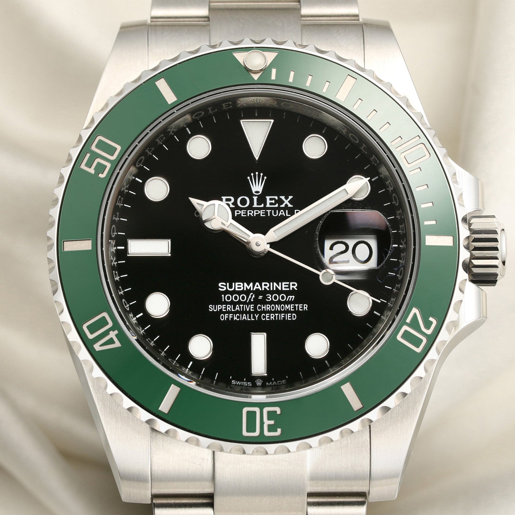 Unworn Rolex Submariner "Kermit" 126610LV Stainless Steel 2020