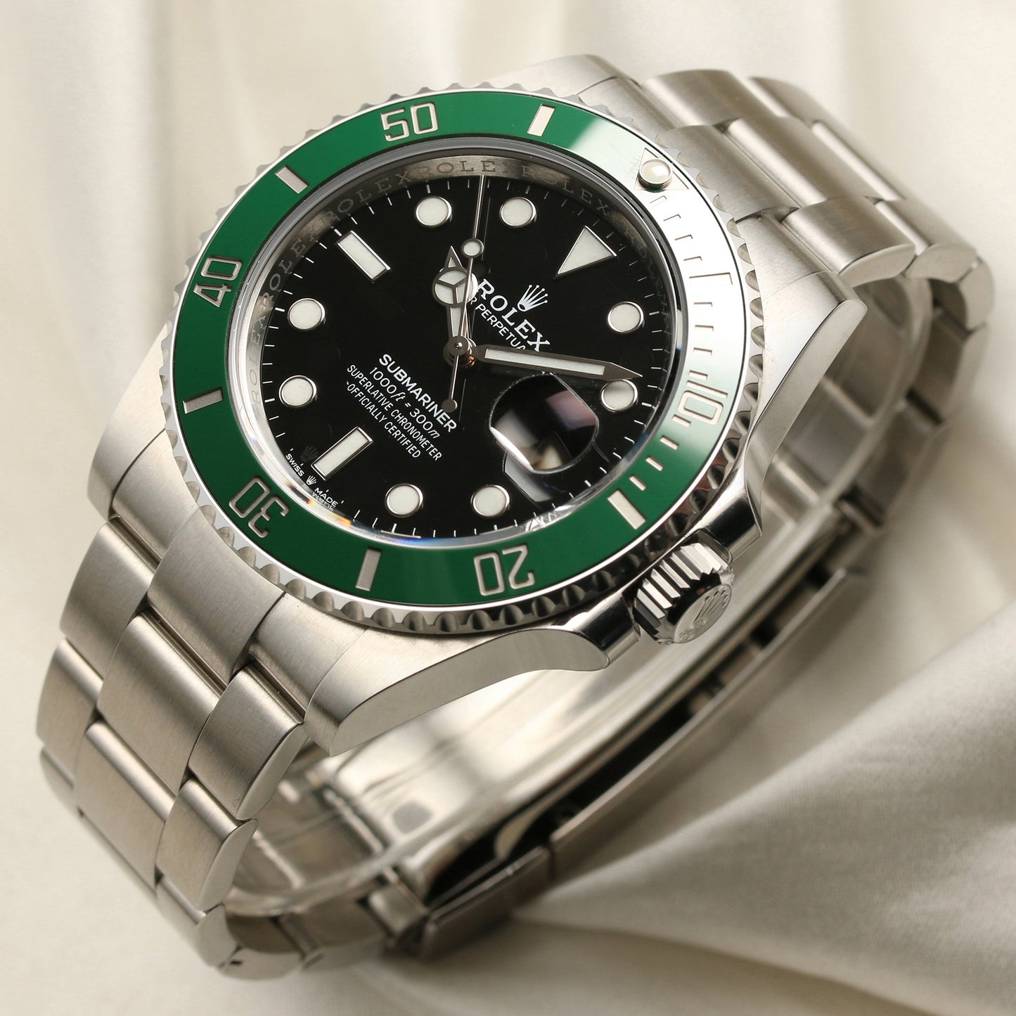 Unworn Rolex Submariner "Kermit" 126610LV Stainless Steel 2020