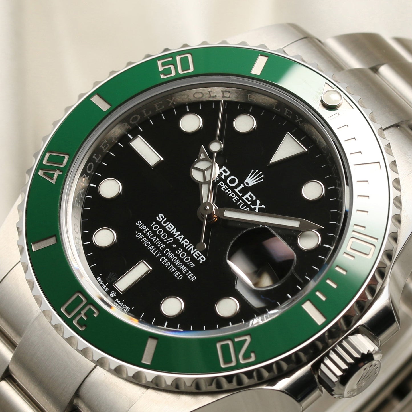 Unworn Rolex Submariner "Kermit" 126610LV Stainless Steel 2020